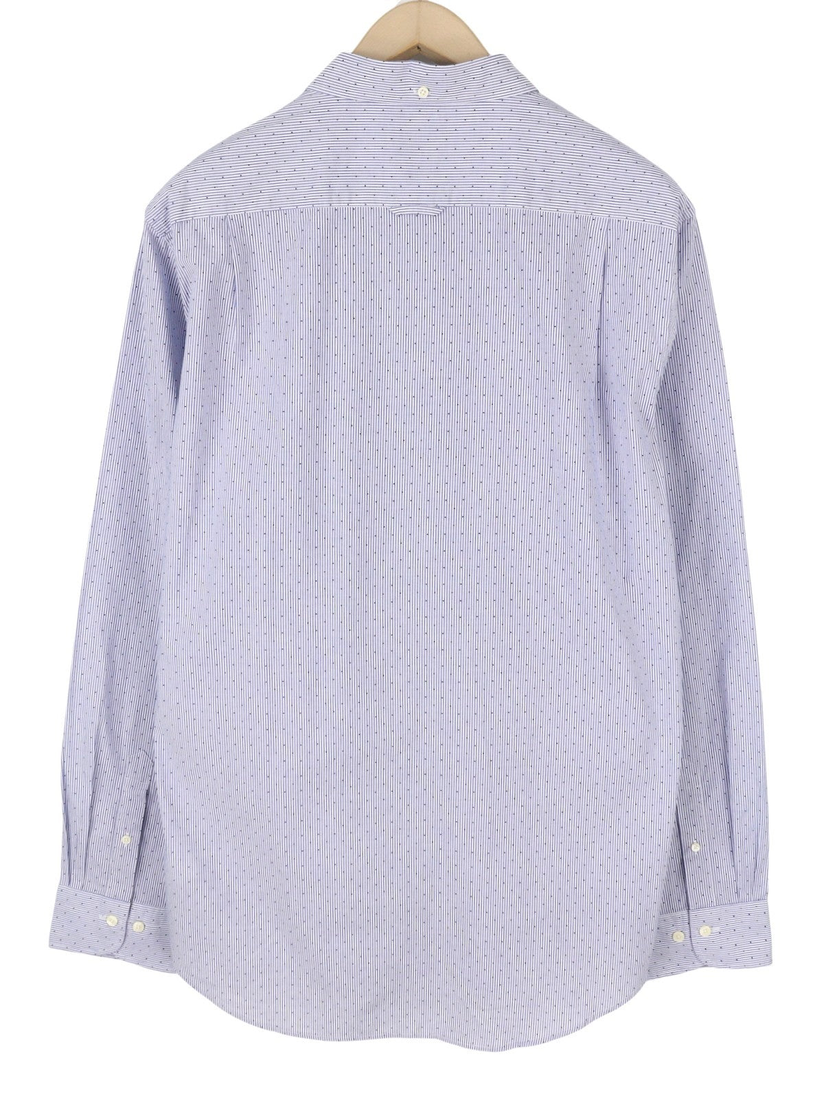 GANT Slim Banker Bot Men Shirt XL College Blue Button-Down Neck Logo Casual