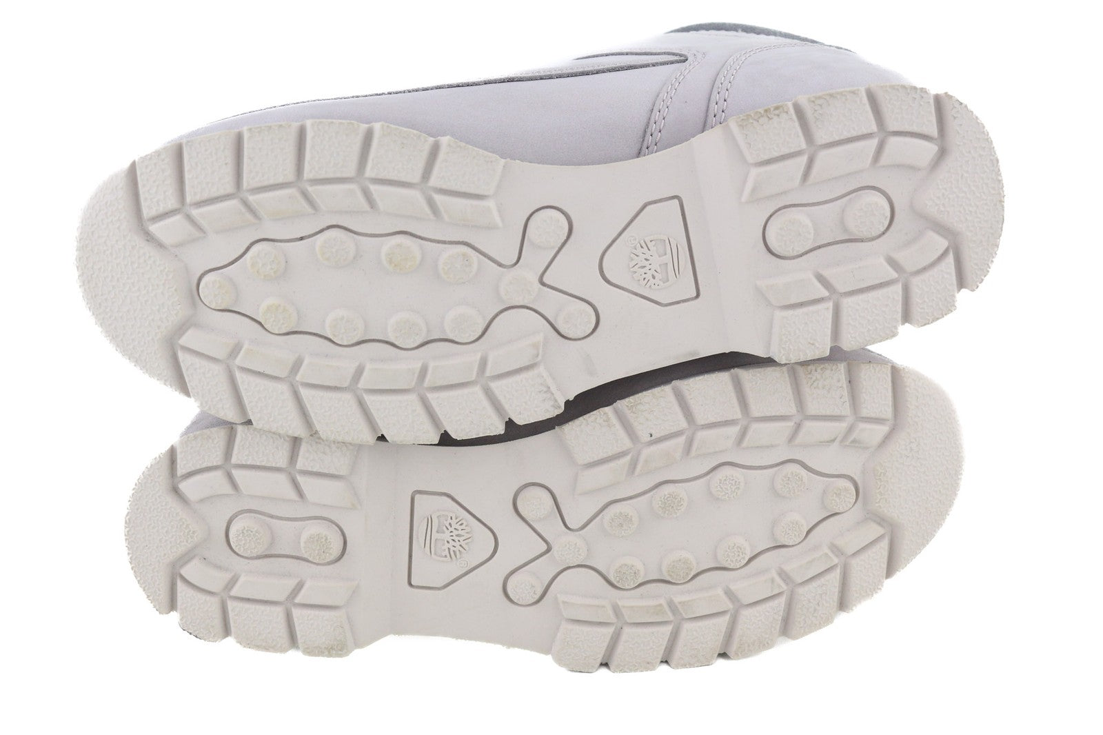 TIMBERLAND A22B6-A40122 Girls Shoes EU37/38 Grey Leather High-Top Lace-Up