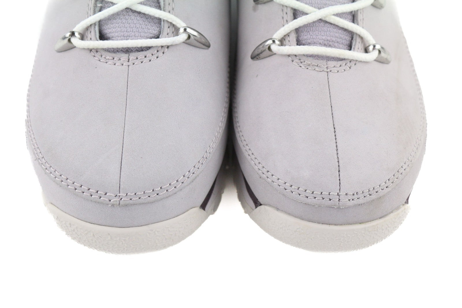 TIMBERLAND A22B6-A40122 Girls Shoes EU37/38 Grey Leather High-Top Lace-Up