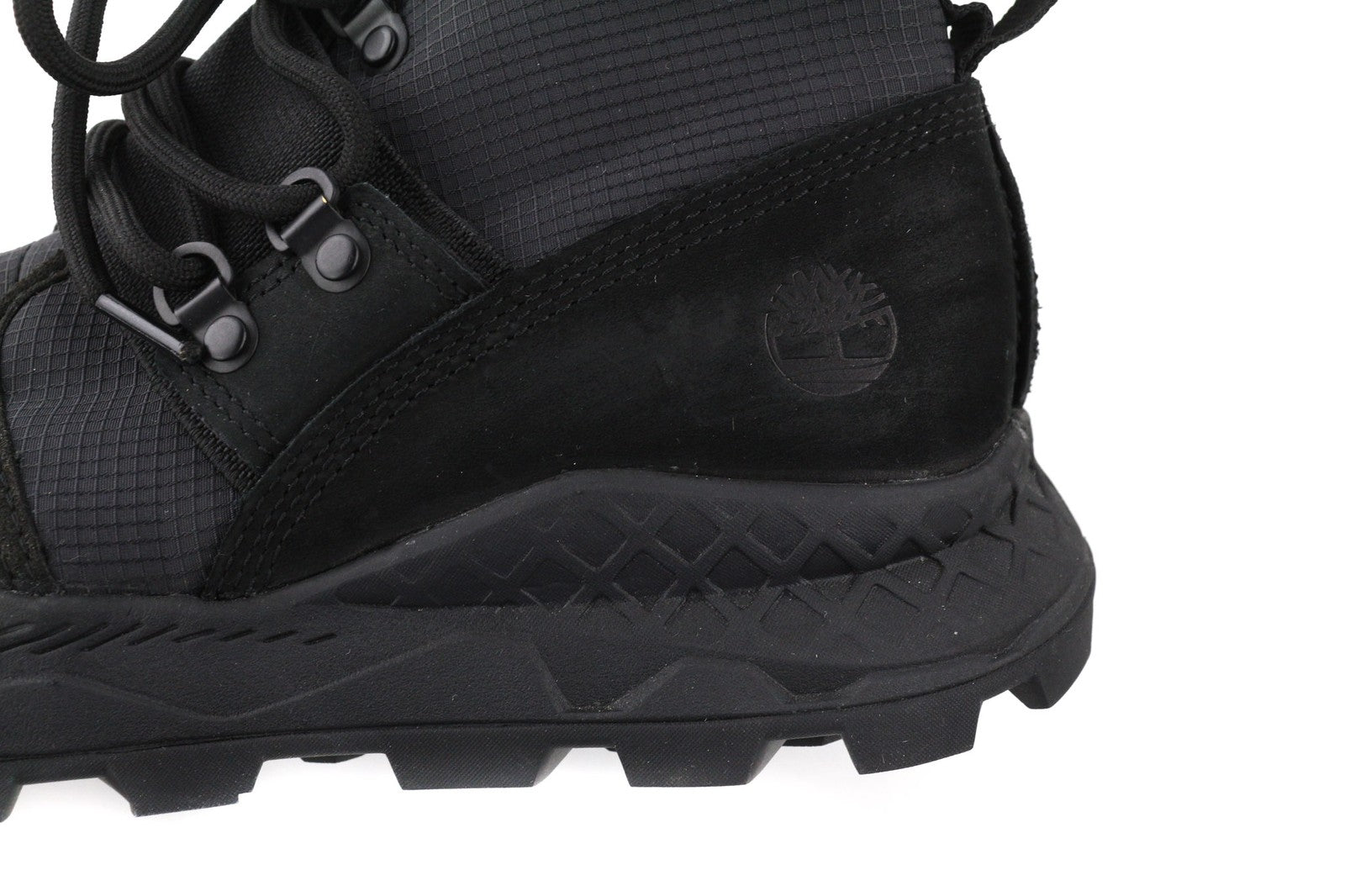 TIMBERLAND A1YY8-A3198 Men Trainers EU40/41 Black Leather High-Top Sneaker Look