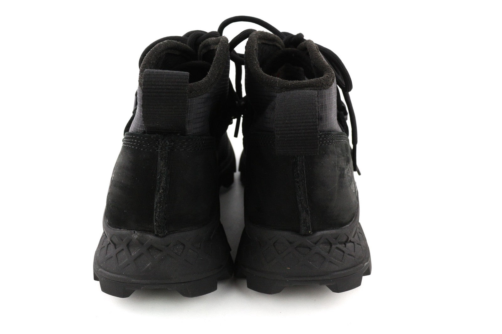 TIMBERLAND A1YY8-A3198 Men Trainers EU40/41 Black Leather High-Top Sneaker Look