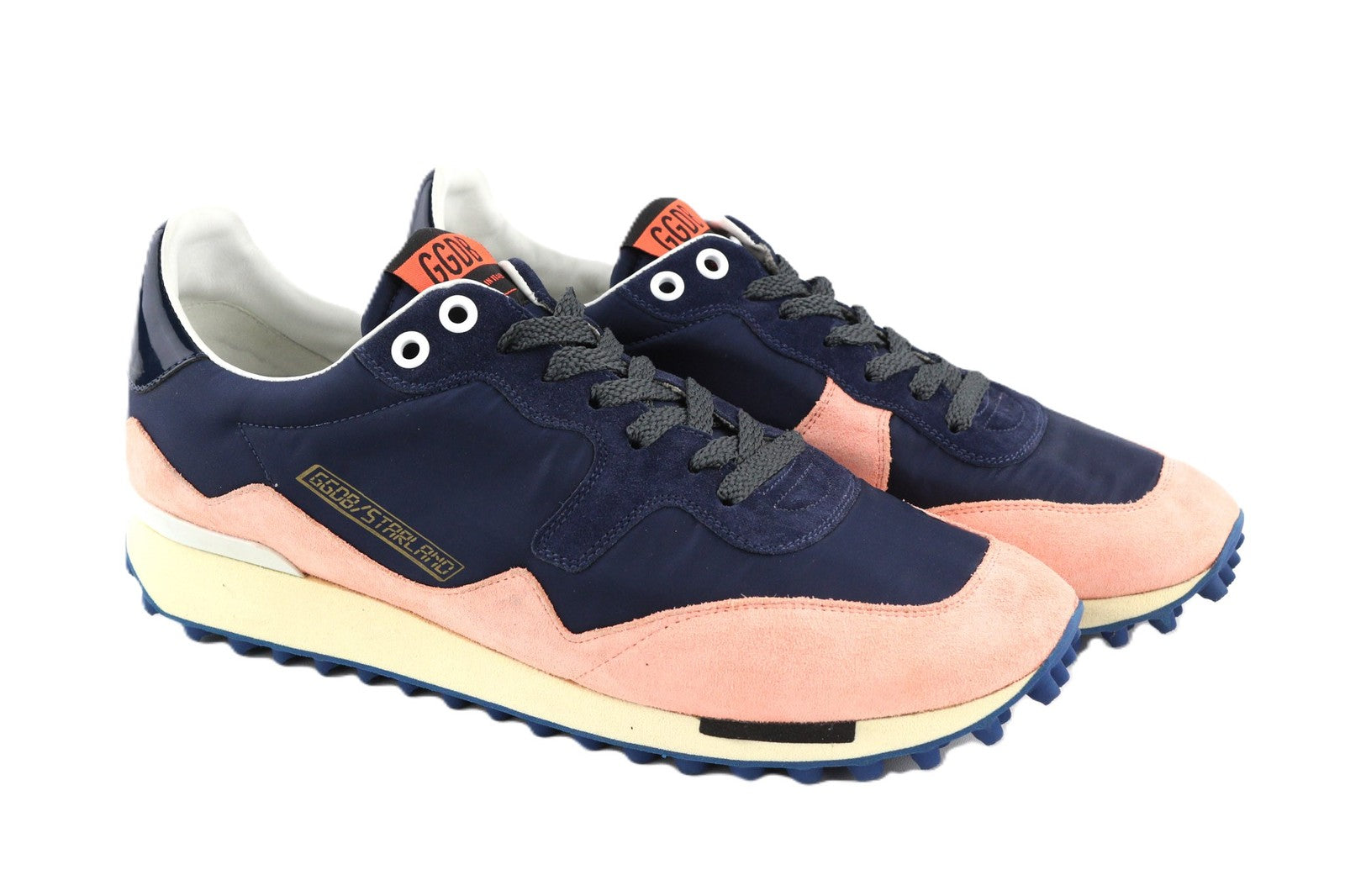 GOLDEN GOOSE Starland Women Trainers EU39 Purple Pink Leather Low-Top Laced