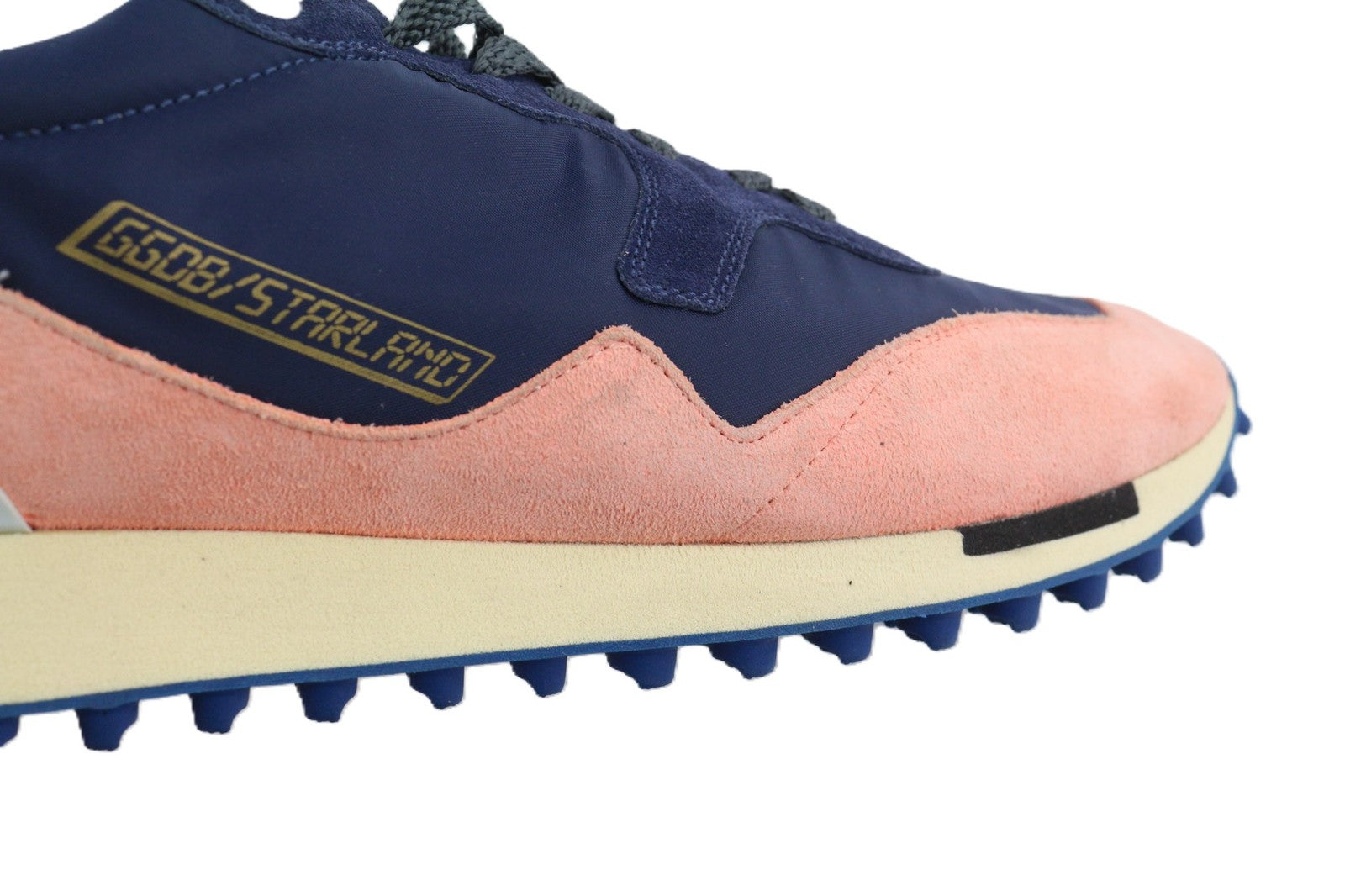 GOLDEN GOOSE Starland Women Trainers EU39 Purple Pink Leather Low-Top Laced