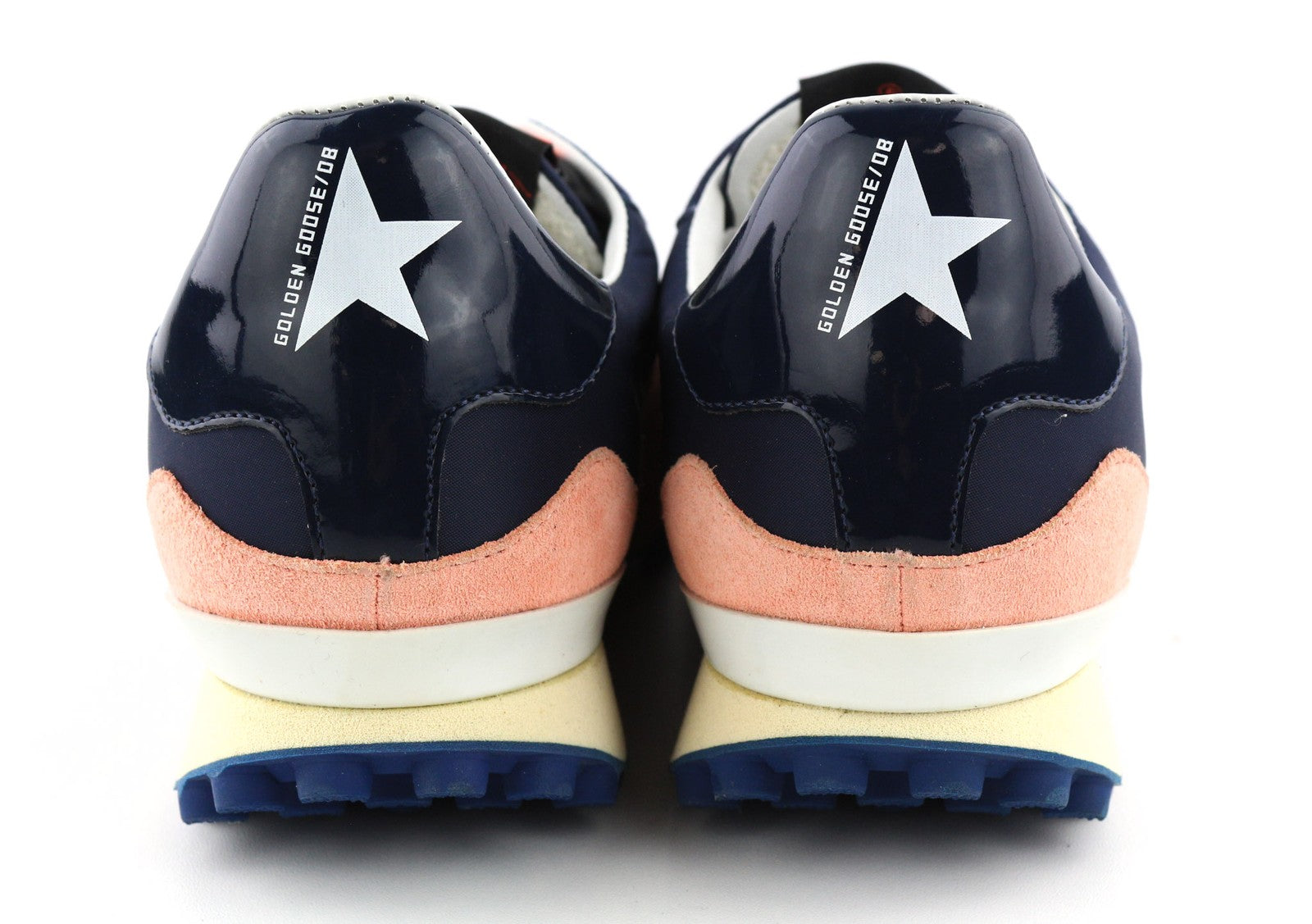 GOLDEN GOOSE Starland Women Trainers EU39 Purple Pink Leather Low-Top Laced