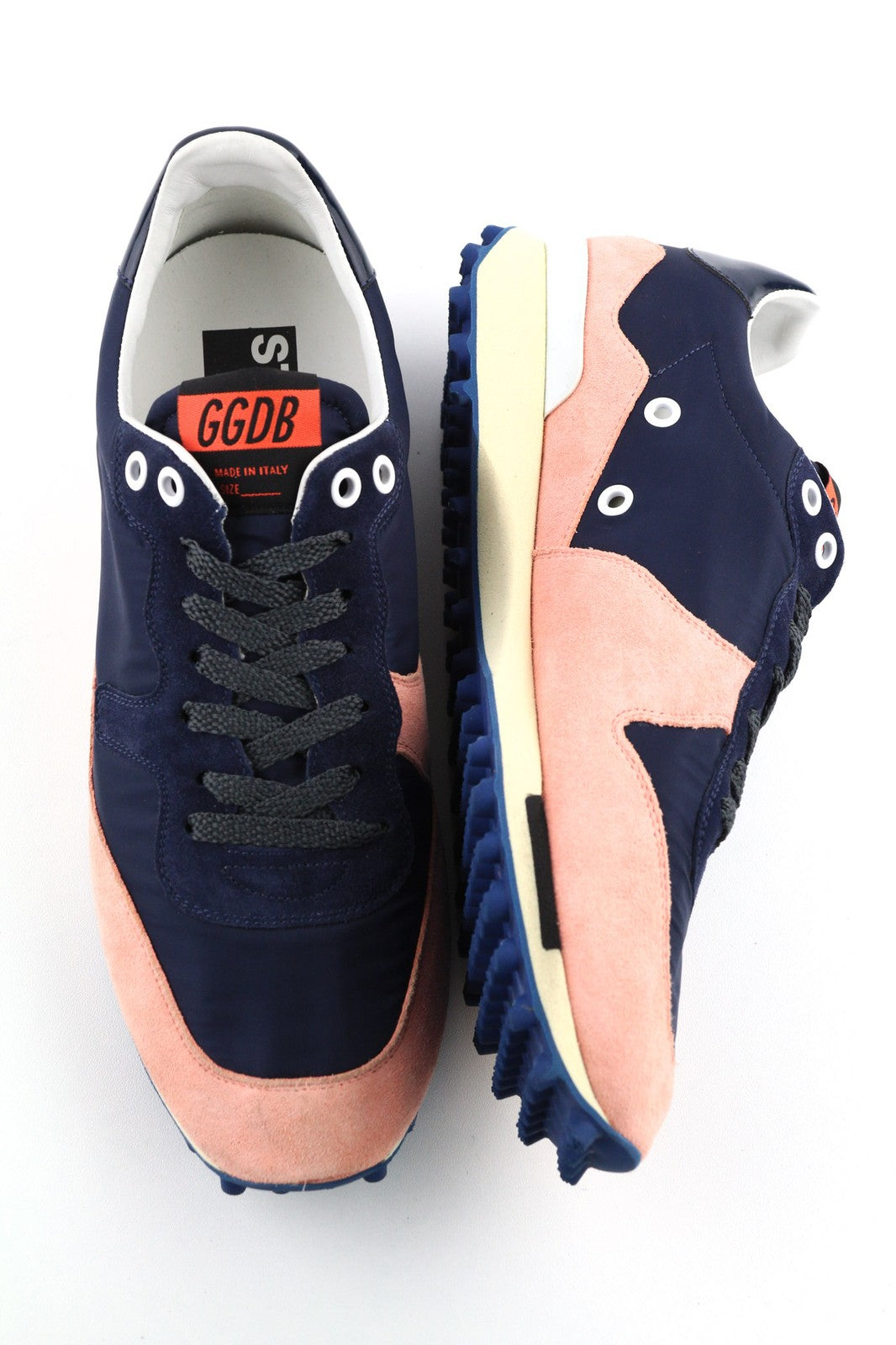 GOLDEN GOOSE Starland Women Trainers EU39 Purple Pink Leather Low-Top Laced