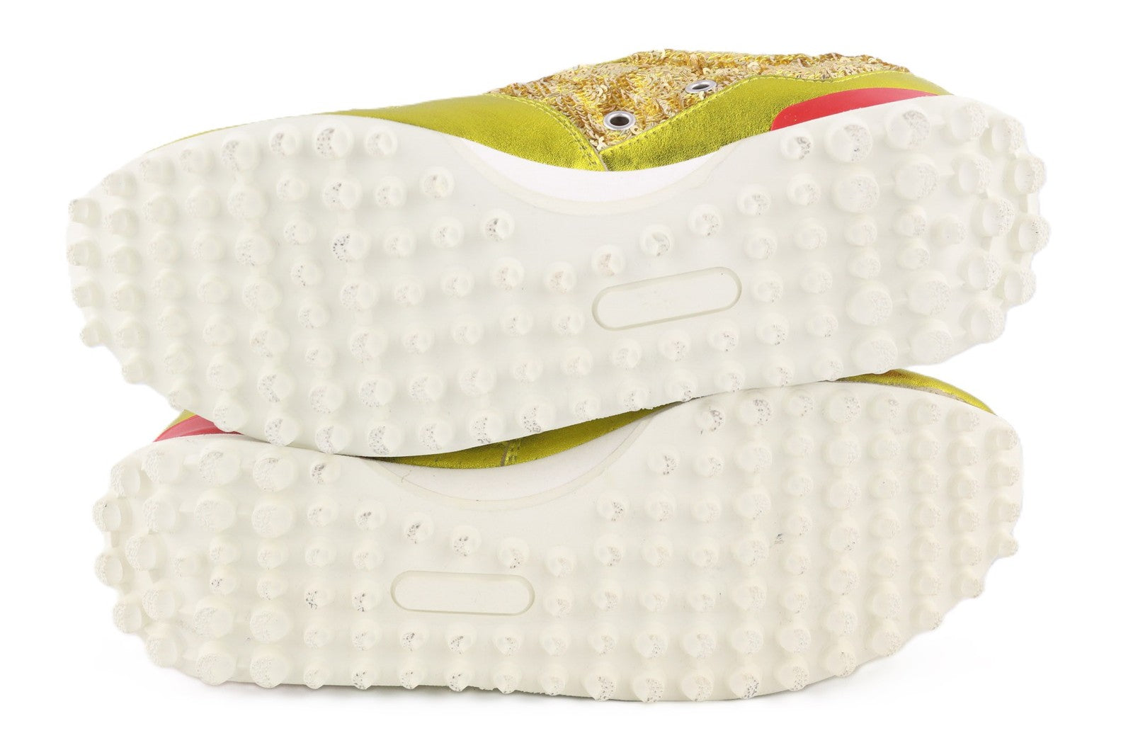 „GOLDEN GOOSE Starland“ moteriški sportbačiai, 39 m., auksinės odos, blizgučiais puošti laisvalaikio bateliai. 