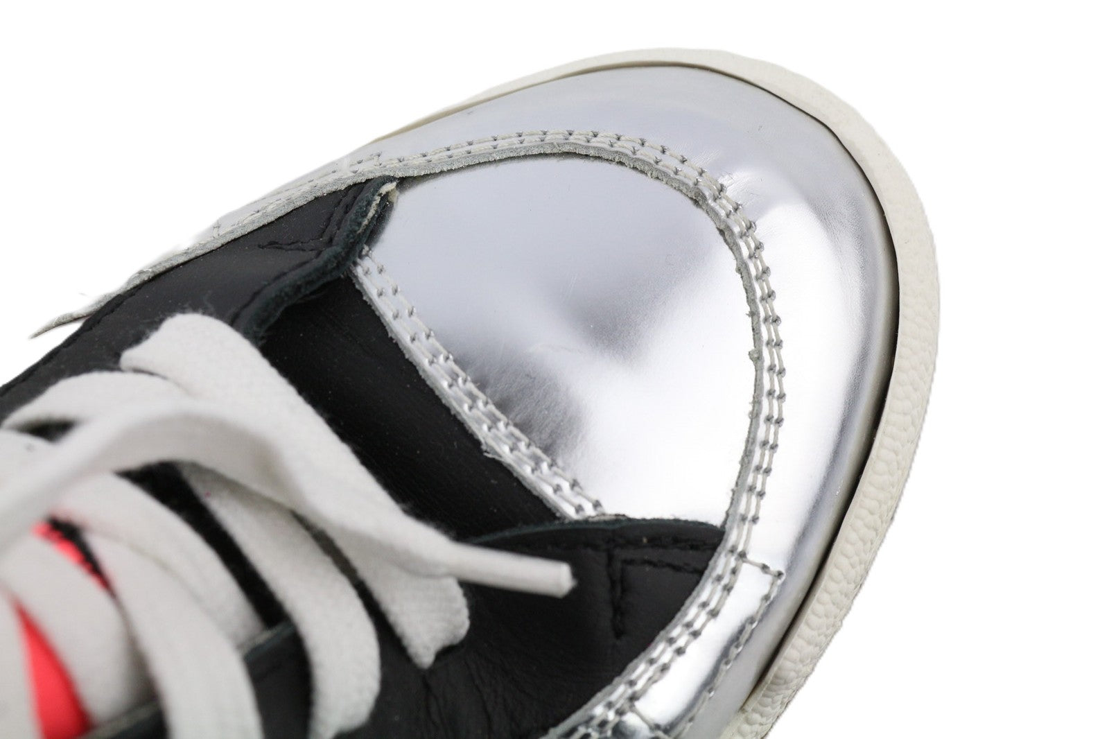 GOLDEN GOOSE Noah Women Trainers EU39 Multicolour Snake Leather High-Top Laced