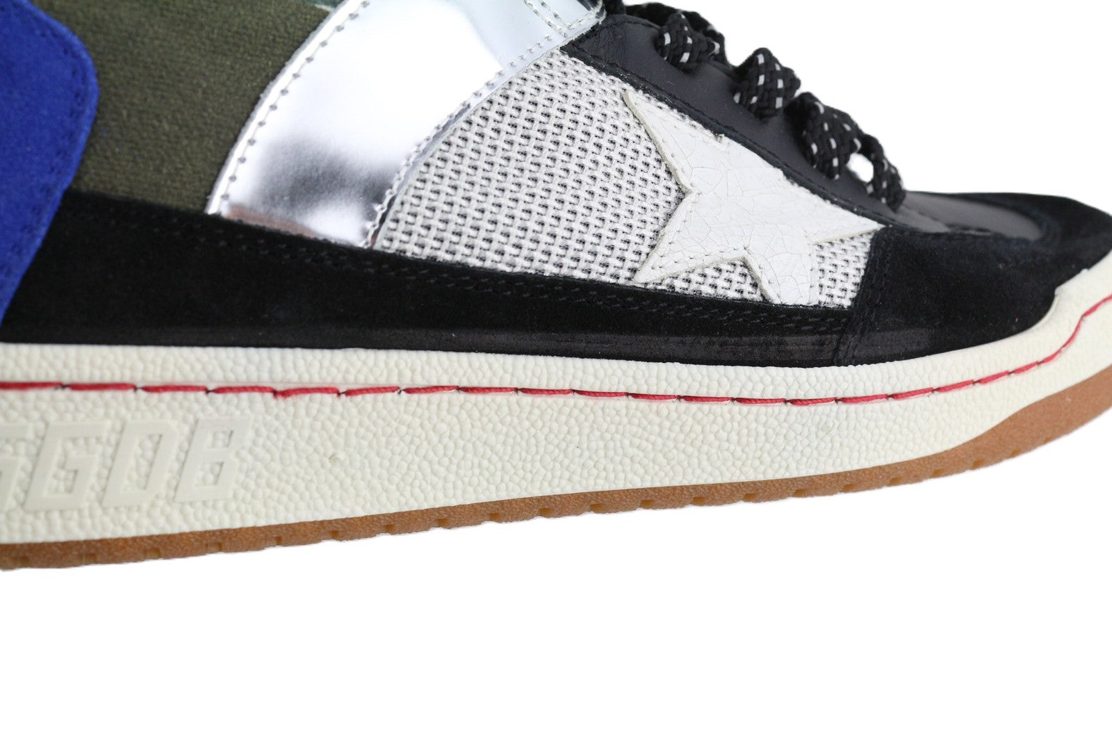 GOLDEN GOOSE Noah moteriški sportbačiai EU39 juodi pilki raštuoti aukštakulniai sportbačiai 