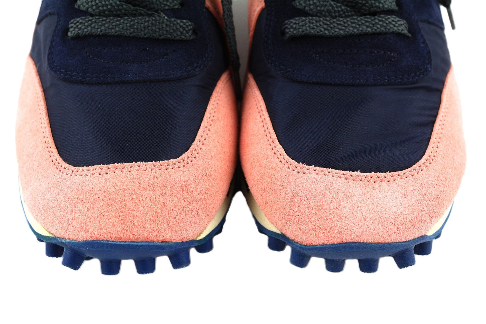 „GOLDEN GOOSE“ bėgimo bateliai moterims, 39 m., violetinės ir rožinės spalvos, odiniai, žemakulniai, su raišteliais. 