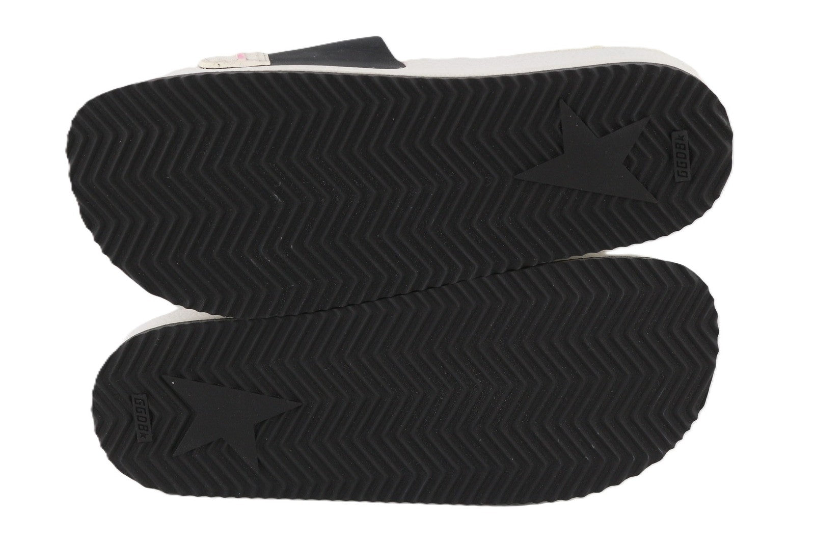 GOLDEN GOOSE Poolstar Women Slippers EU39 White Beige Faux Fur Slip-On Style