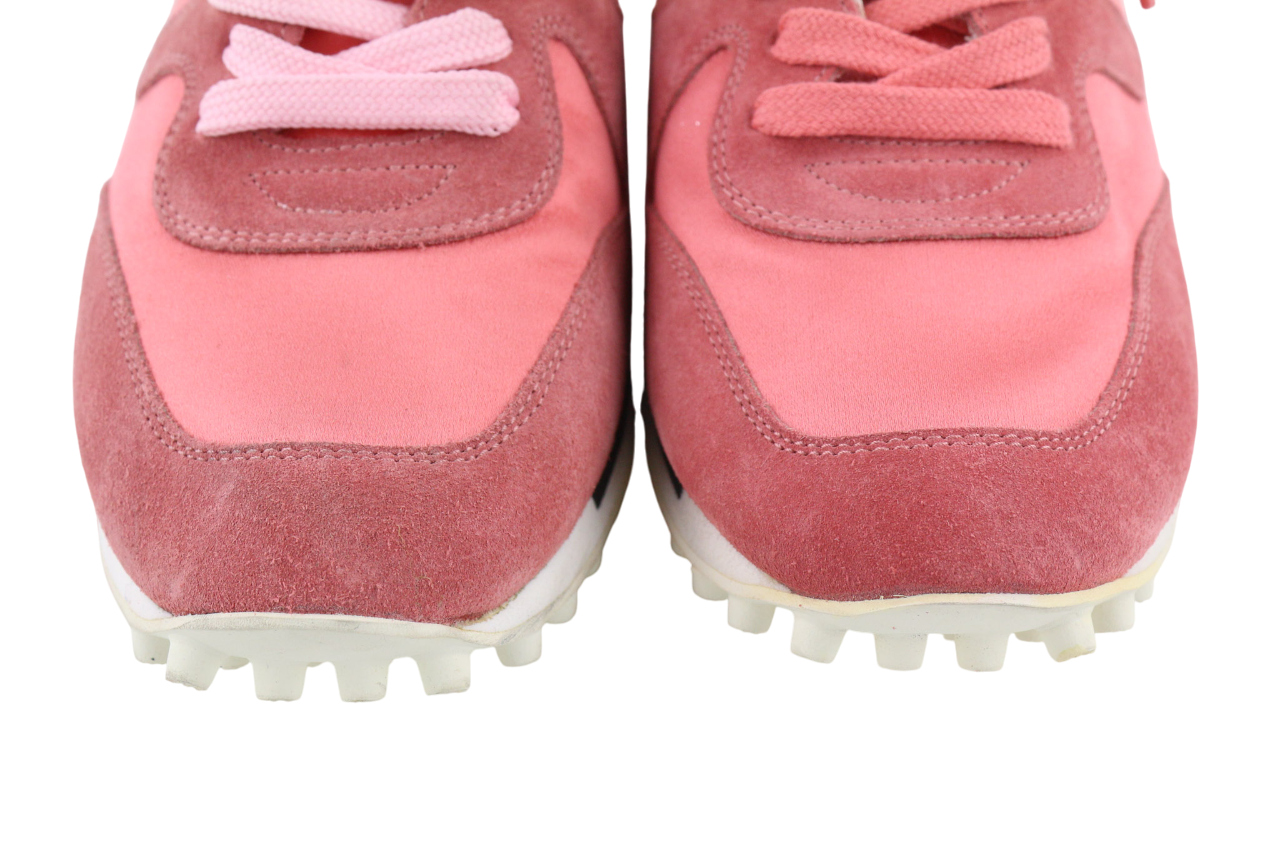 GOLDEN GOOSE Starland Women Trainers EU39 Pink Leather Low-Top Casual