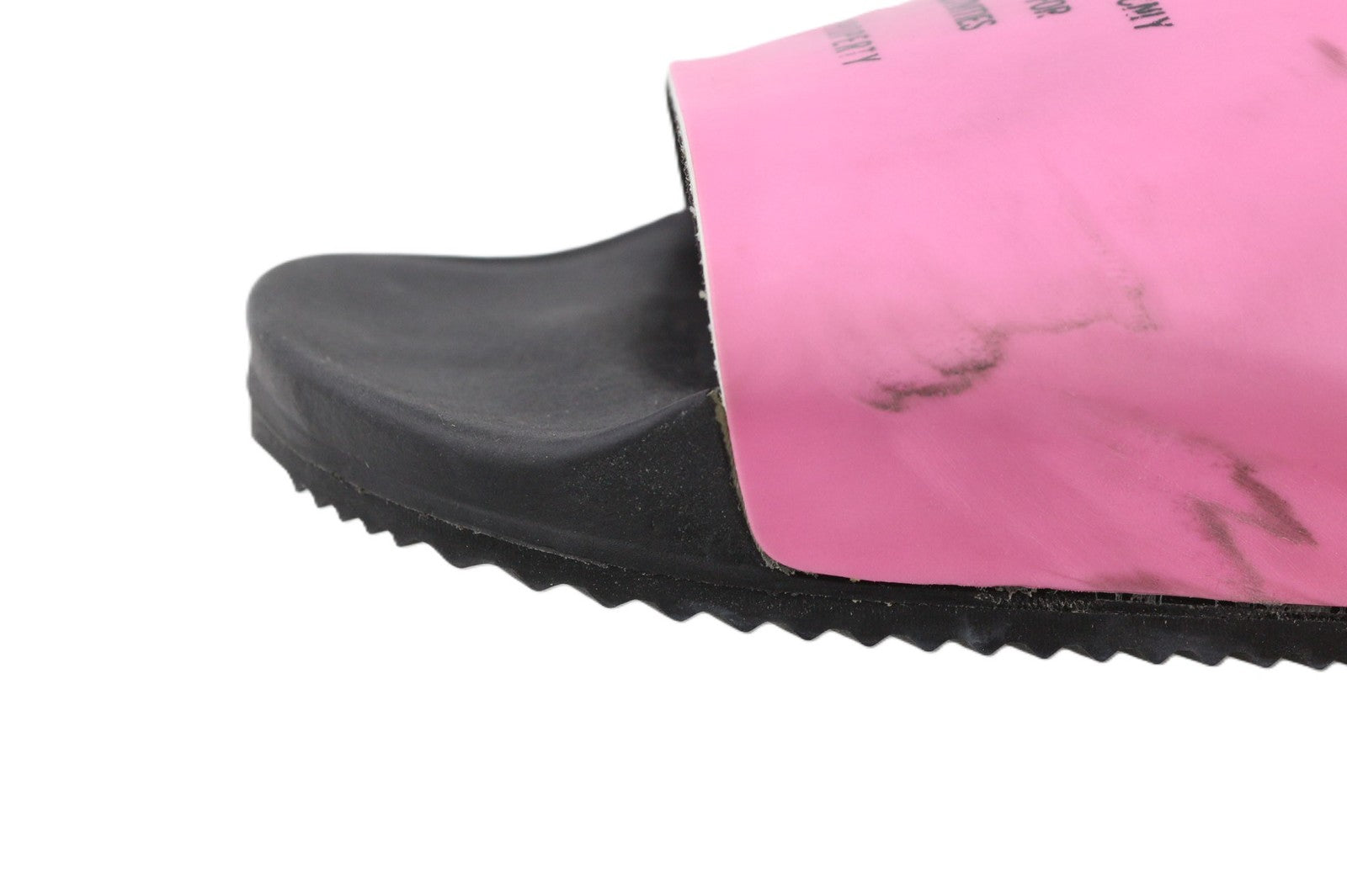 GOLDEN GOOSE Poolstar Women Slippers EU39 Pink Black Slip-On Casual Summer