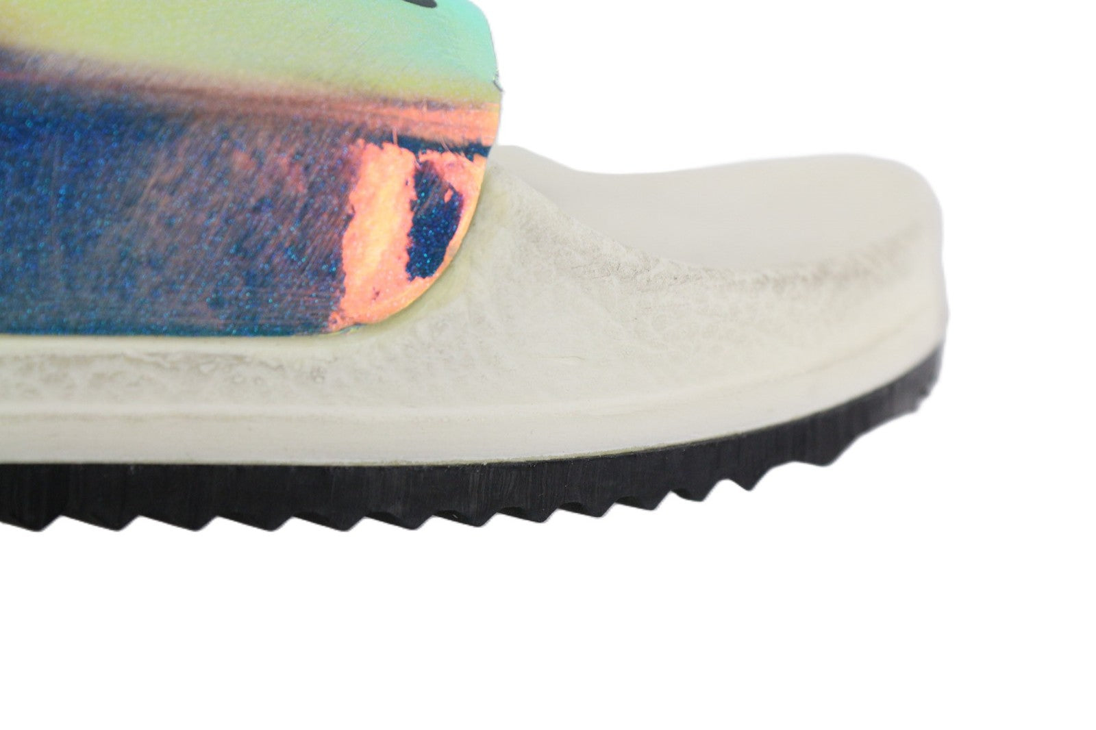 GOLDEN GOOSE Poolstar Women Slippers EU39 Shiny White Slip-On Summer Style