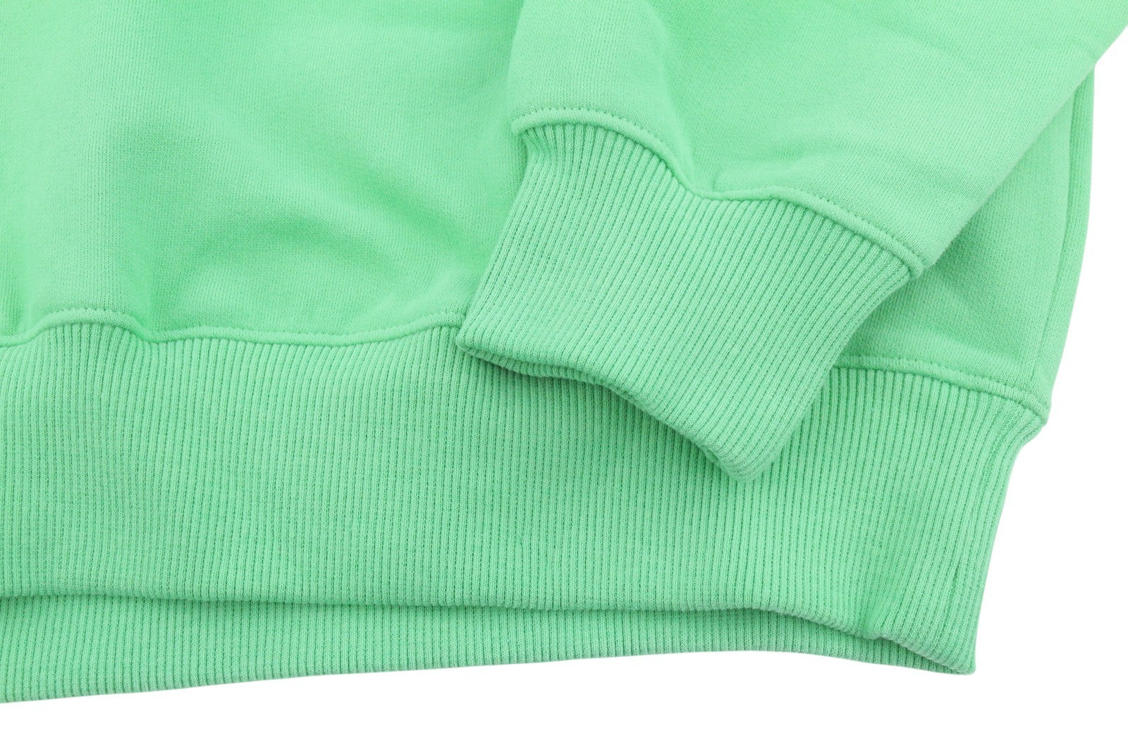 CALVIN KLEIN Men Sweatshirt L Green Crew Embroidered Logo Oversized Pullover