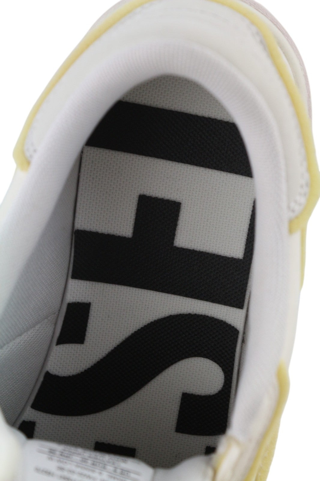 DIESEL S-Sinna Low Women Trainers EU40 White Leather Low-Top Lace-Up RRP195