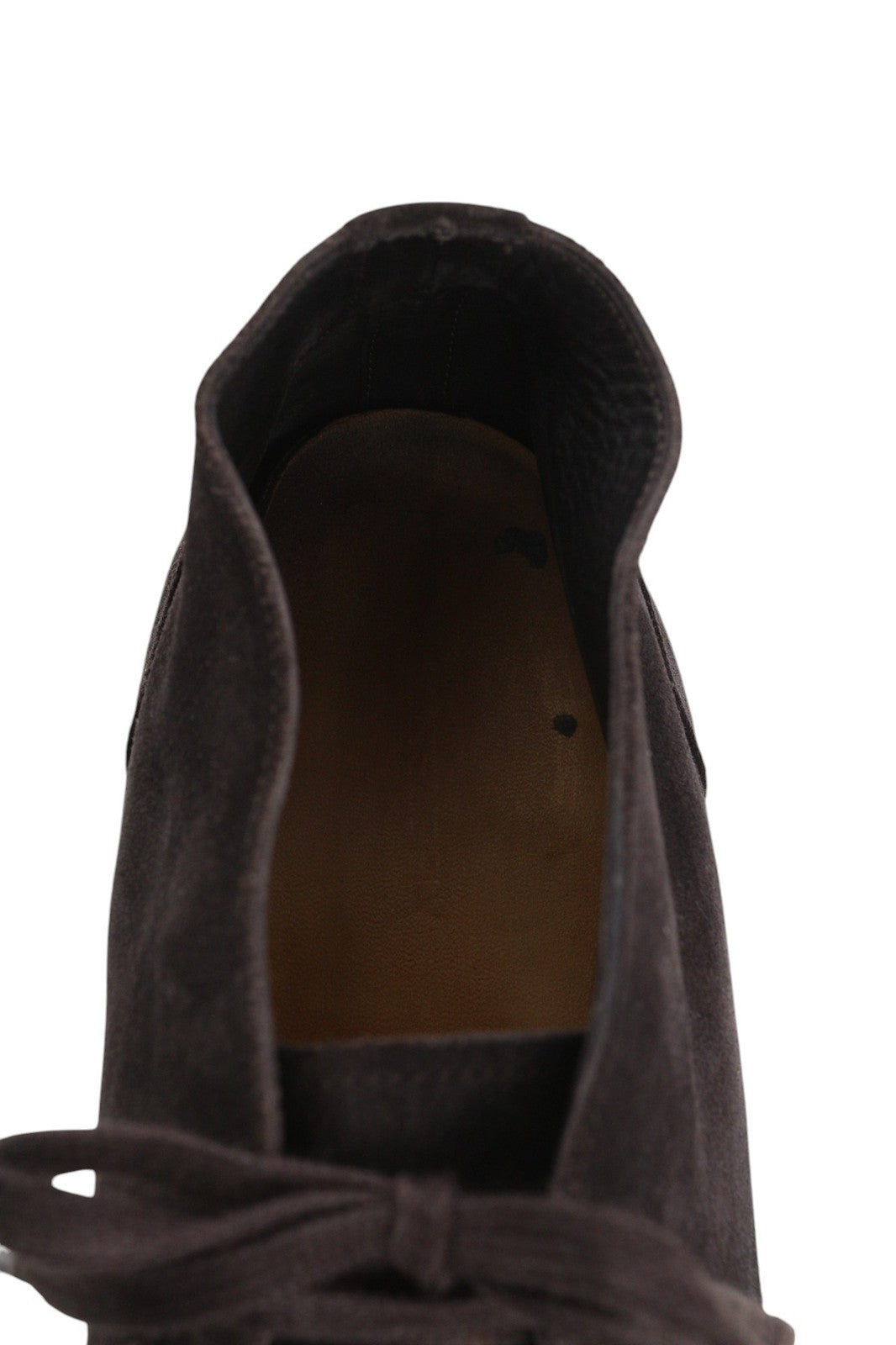 SUITSUPPLY Men Shoes EU43 Dark Brown Leather Suede High Top Casual