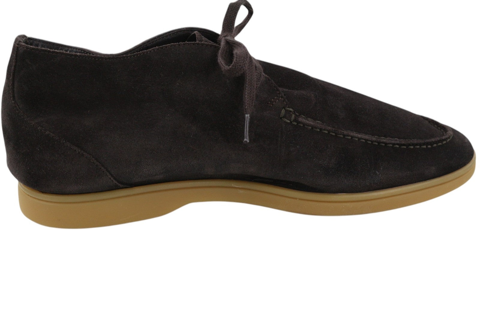 SUITSUPPLY Men Shoes EU43 Dark Brown Leather Suede High Top Casual