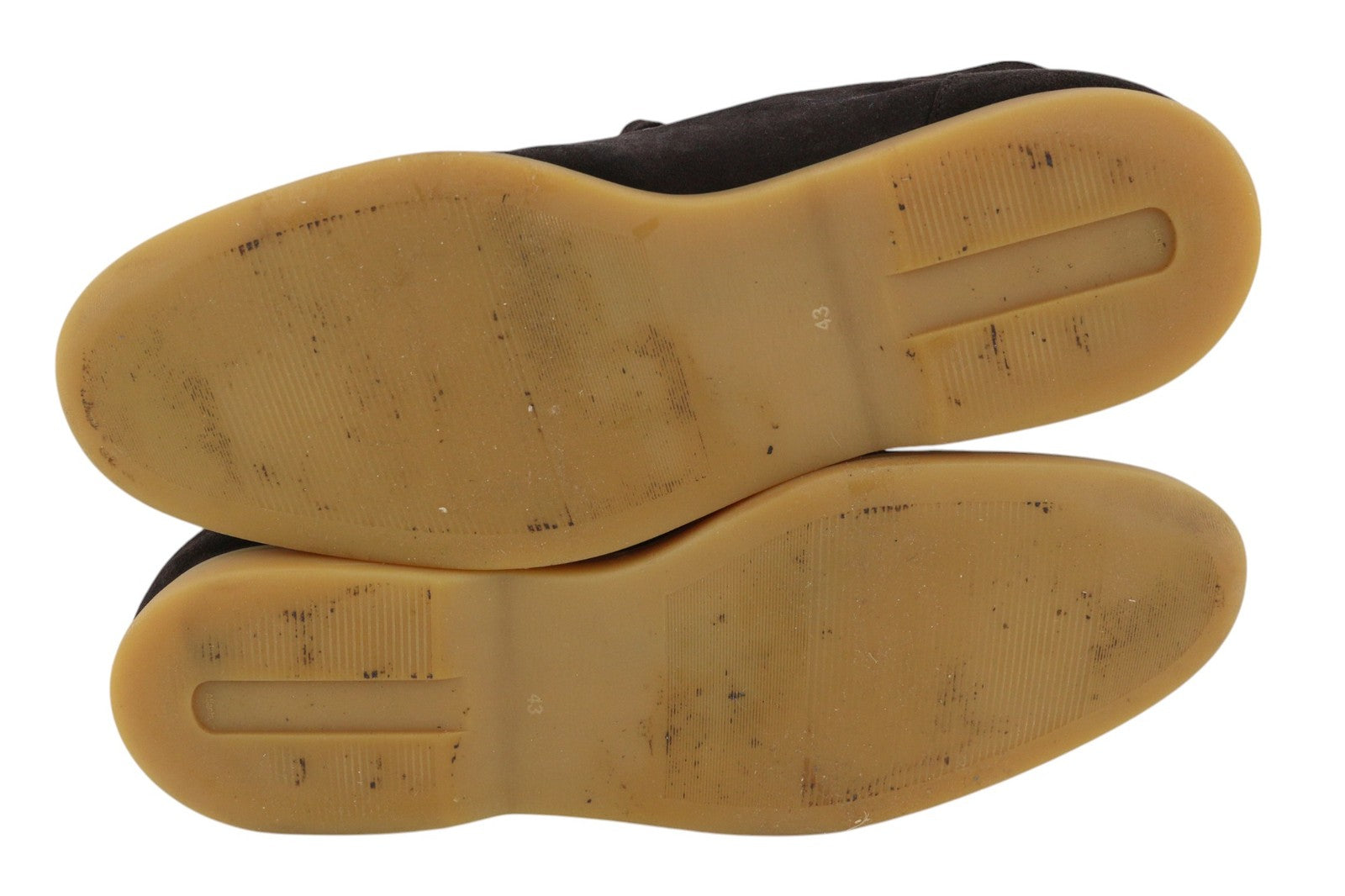 SUITSUPPLY Men Shoes EU43 Dark Brown Leather Suede High Top Casual