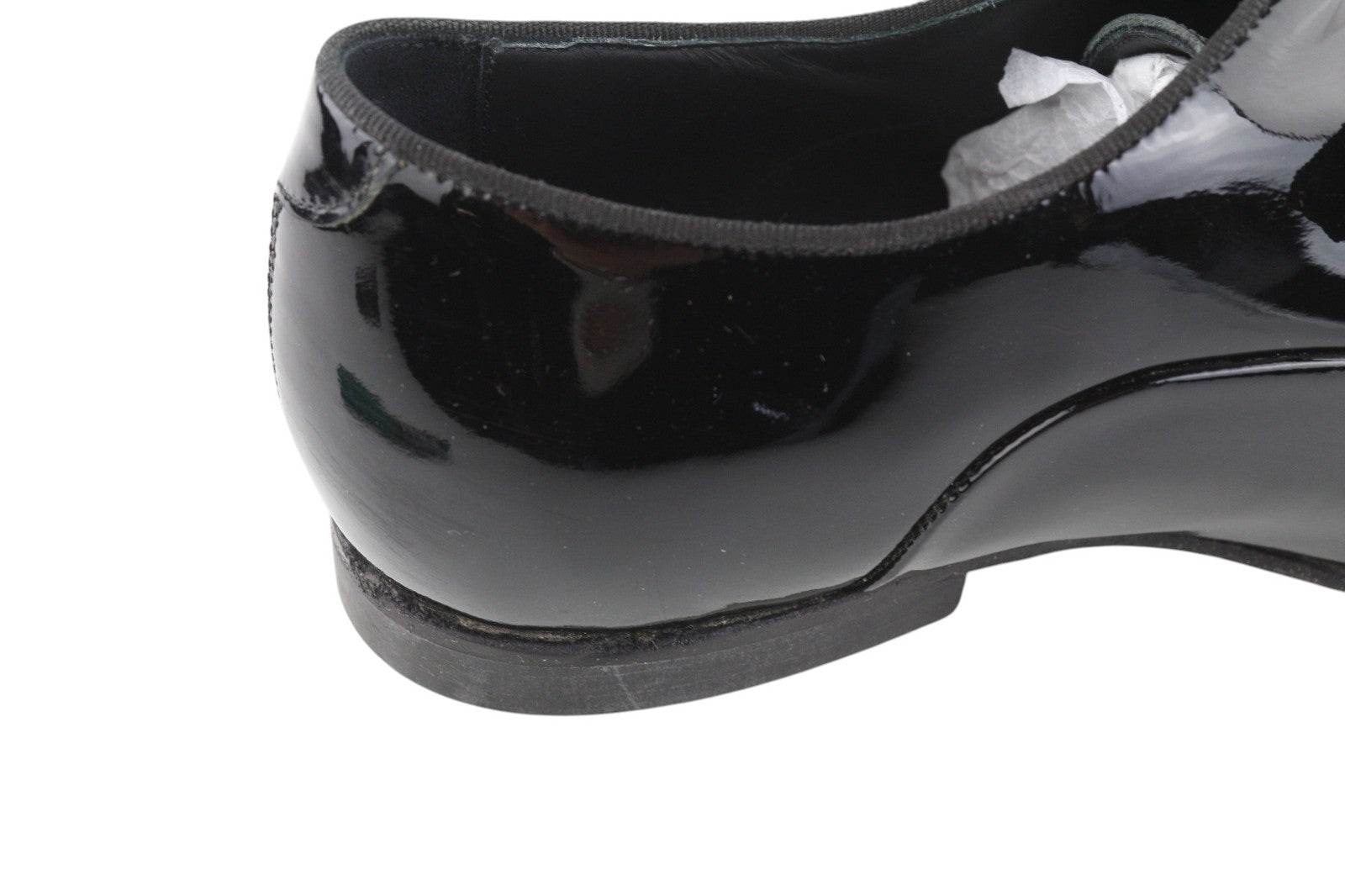 SUITSUPPLY Men Shoes EU41.5 Black Lacquered Formal Laced Low-Top