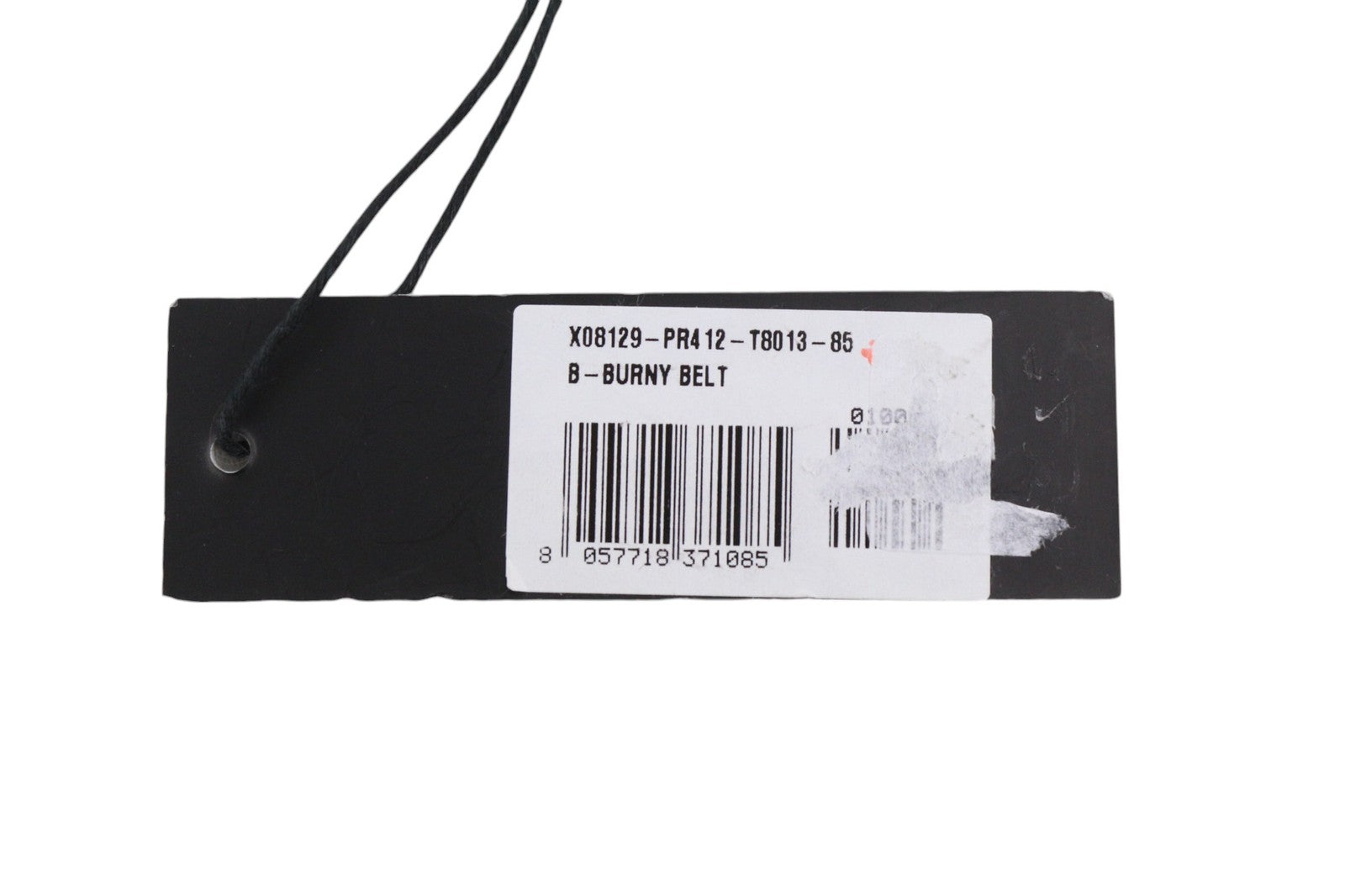 DIESEL D-Burny Women Belt 85 cm Black Leather Detailed Metal Buckle RRP180