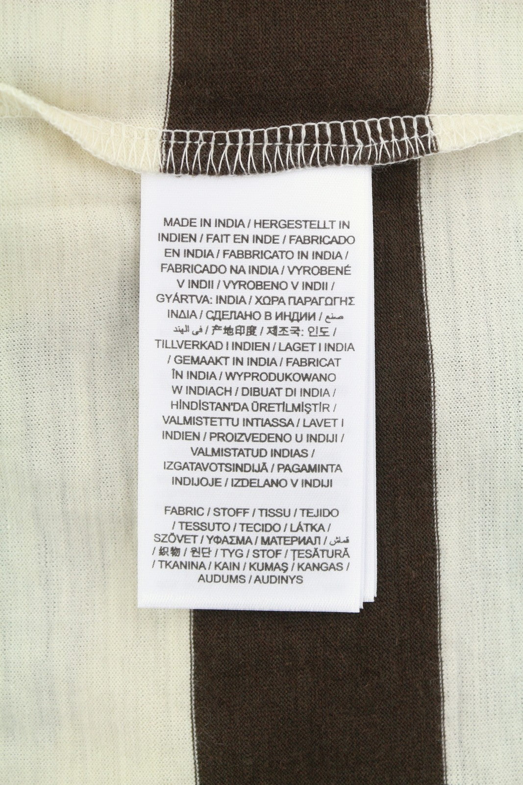 GANT Wool Jersey Men T-Shirt XL Cream Crew Neck Stretch Long Sleeve Logo