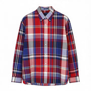 GANT languoti vyriški marškinėliai su sagomis žemyn iškirpte, laisvalaikio stiliaus, languoti.