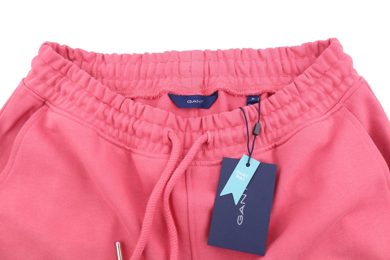 GANT Rel Icon Essential Women Trousers M Pink Drawstring Waist Jogg Sweatpants