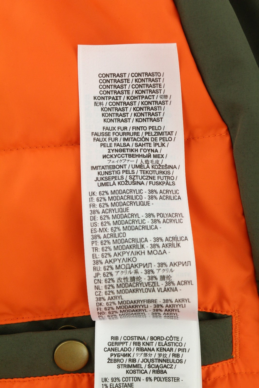 DIESEL V-Colby Men's Jacket S Green Hooded Parka Padded Mid-Length RRP395