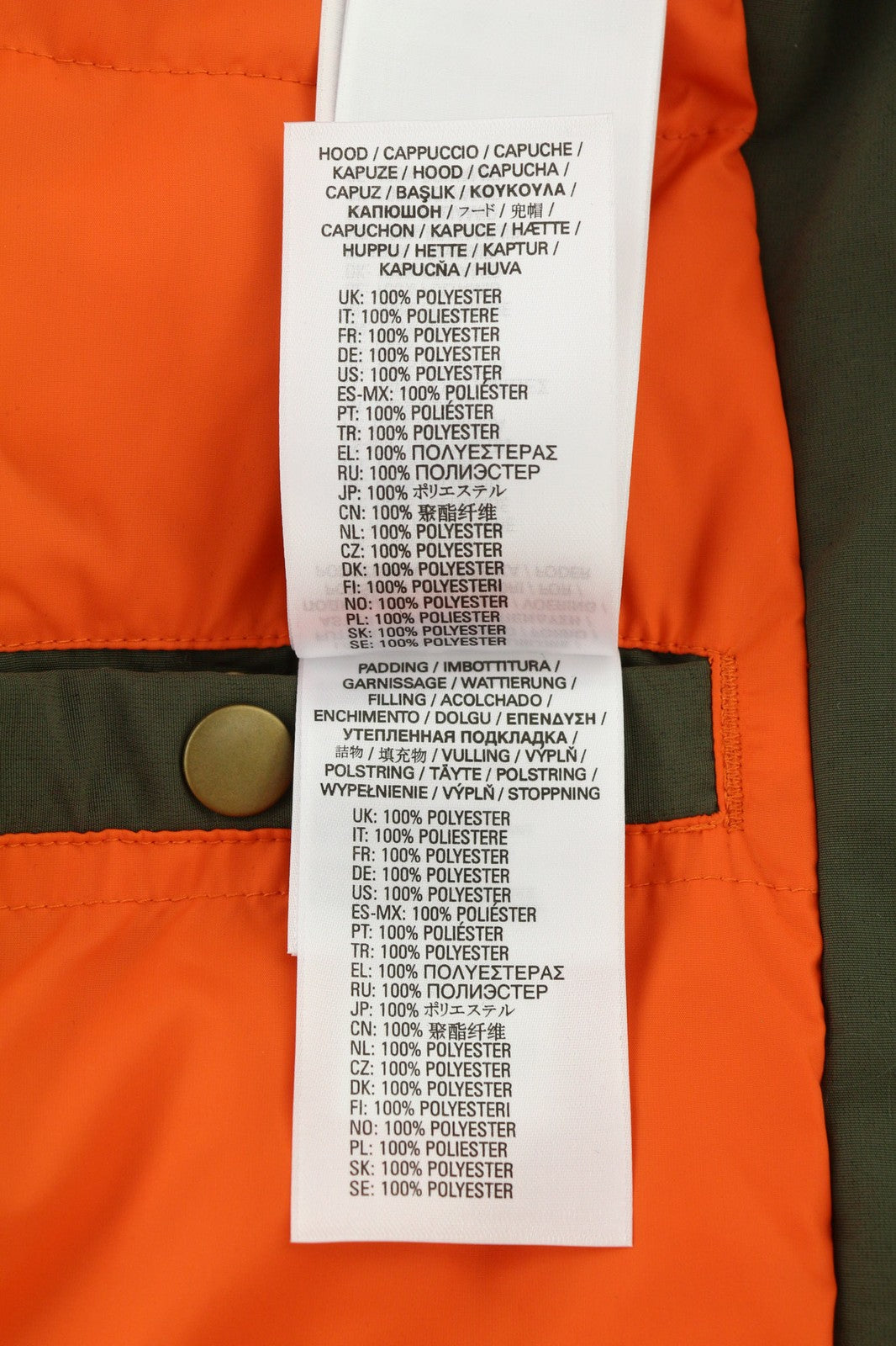 DIESEL V-Colby vyriška striukė S chaki spalvos parka su gobtuvu, pašiltinta vidutinio ilgio, RRP395 