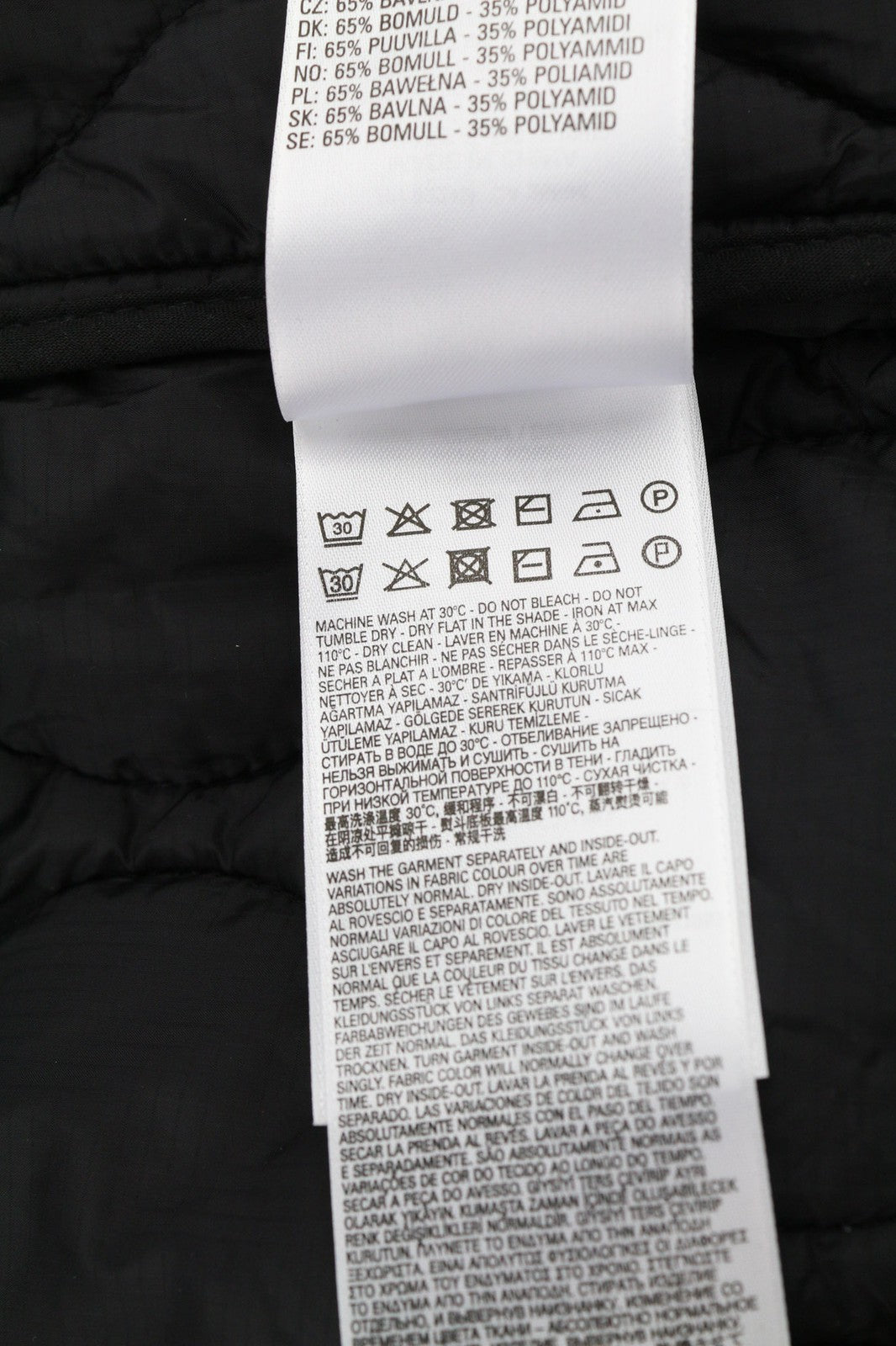 DIESEL W-Miles Men's Jacket S Black Padded Parka Hidden Zip Hooded RRP475