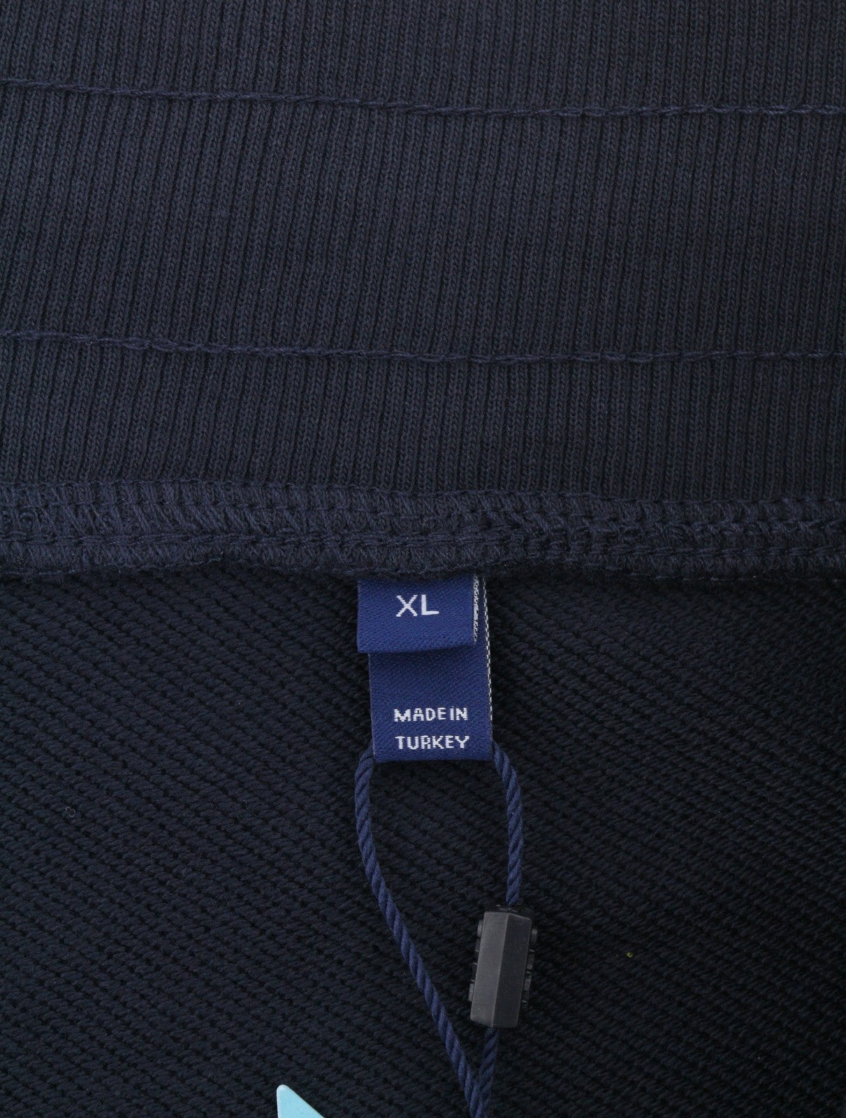 GANT Men Trousers XL Dark Navy Drawstring Waist Embroidered Logo Jogg Sweatpants