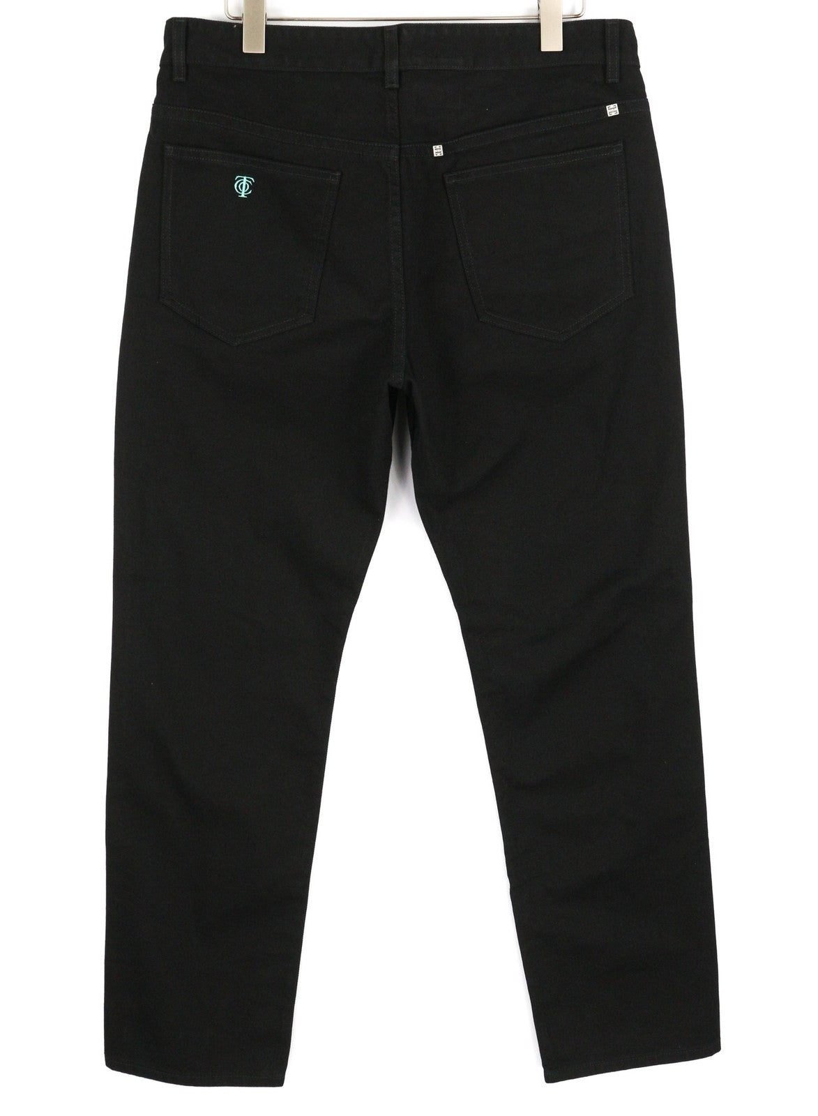 GIVENCHY X Tiffany Men Trousers W35 Black Tapered Fit Zip Fly Minimal Pocket