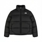 THE NORTH FACE Women Jacket L Black Quilted Lined Insulated High Neck Zip