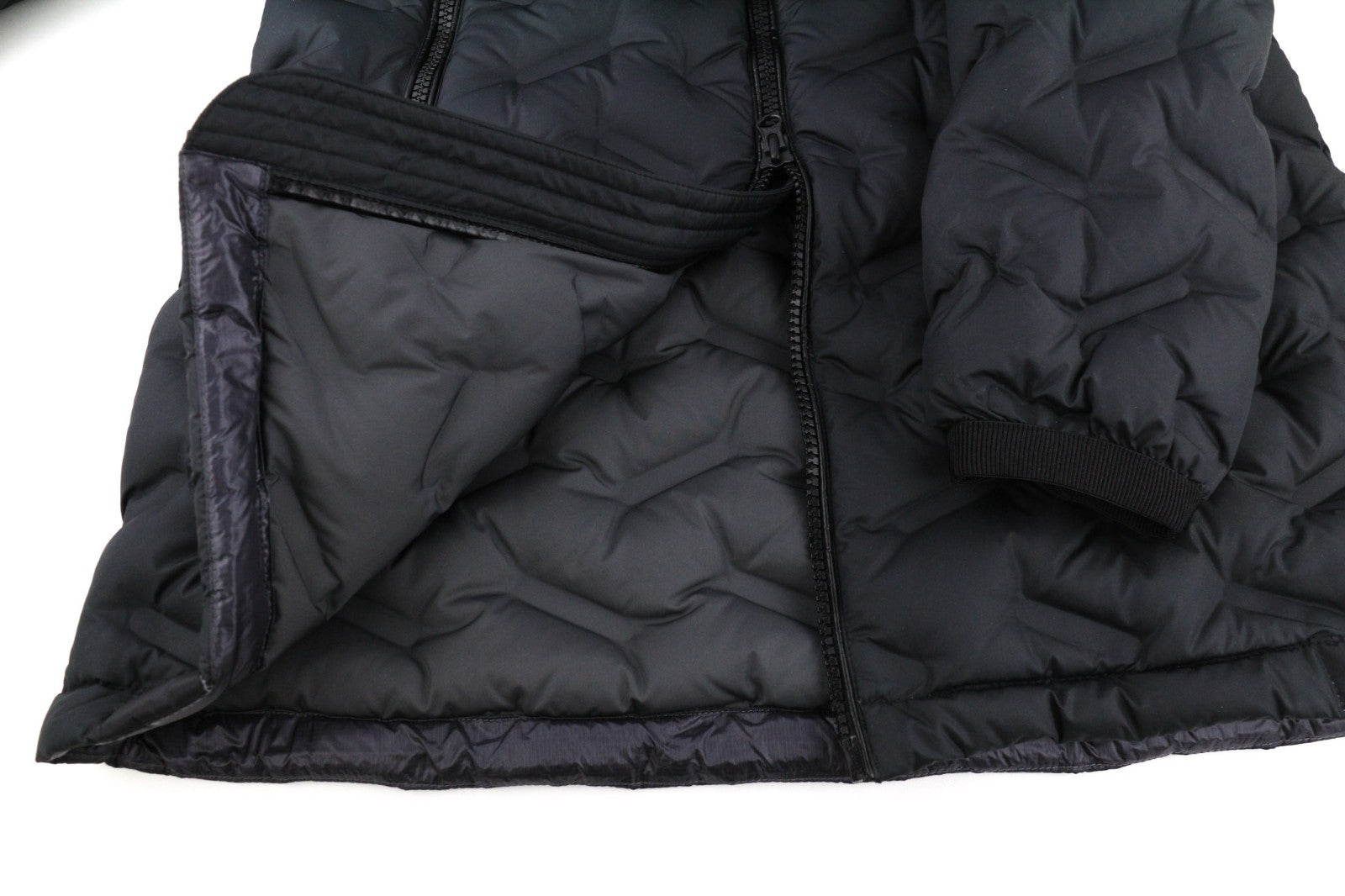 COLMAR 2208 Women Jacket XXS Down Quilted Hooded Mid-Length Insulated Zip