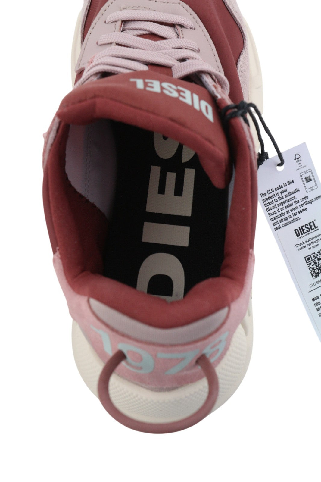 DIESEL S-Serendipity LC Women Sneakers UK3 EU35 Purple Low Lace Up Trainers