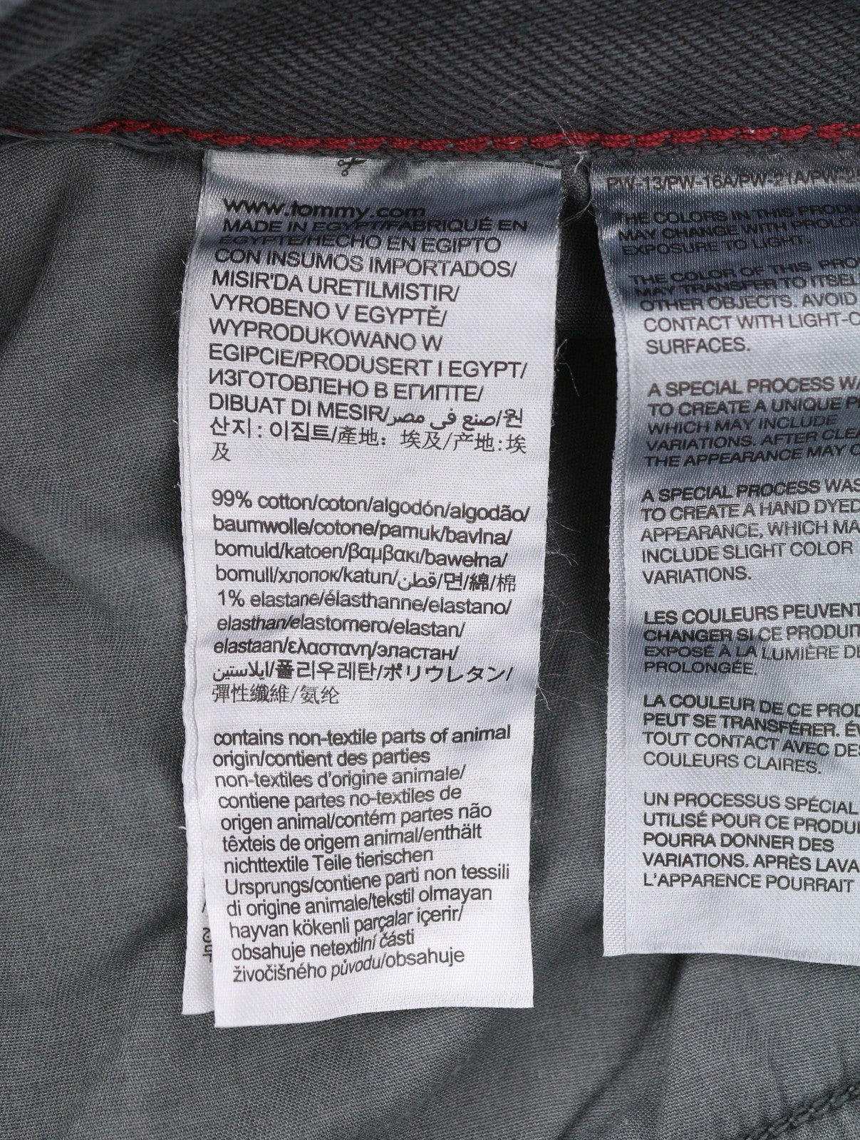 TOMMY HILFIGER Ryan Men Jeans W32/L32 Black Regular Straight Fit Zip Fly Denim