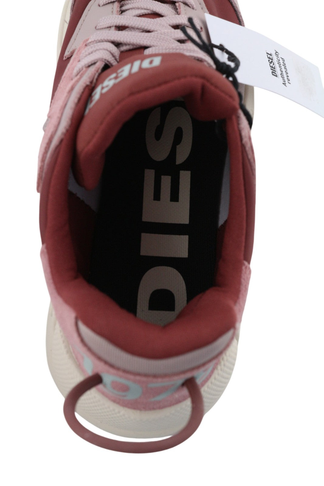 DIESEL S-Serendipity LC moteriški sportbačiai UK4.5 EU36.5 violetiniai žemi sportbačiai su raišteliais 