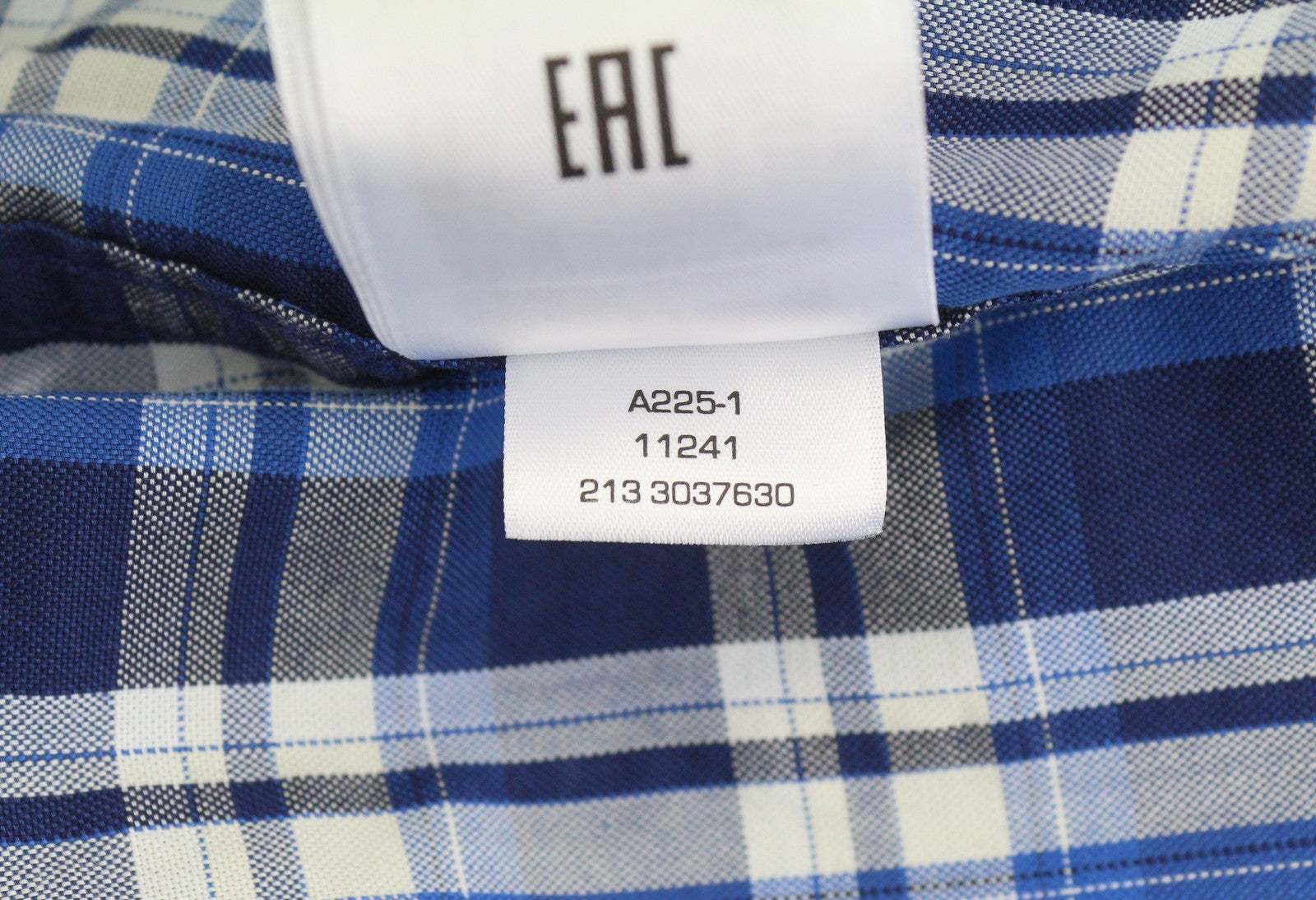 GANT Tech Prep Oxford Check Men Shirt M Blue Regular Button-Down Neck Casual