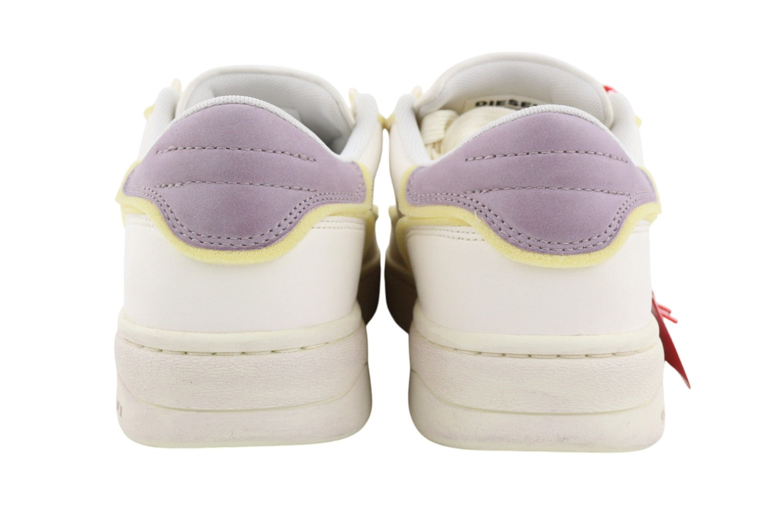 DIESEL S-Sinna Low Women Sneakers UK8 EU41 White Leather Low Top Lace RRP195