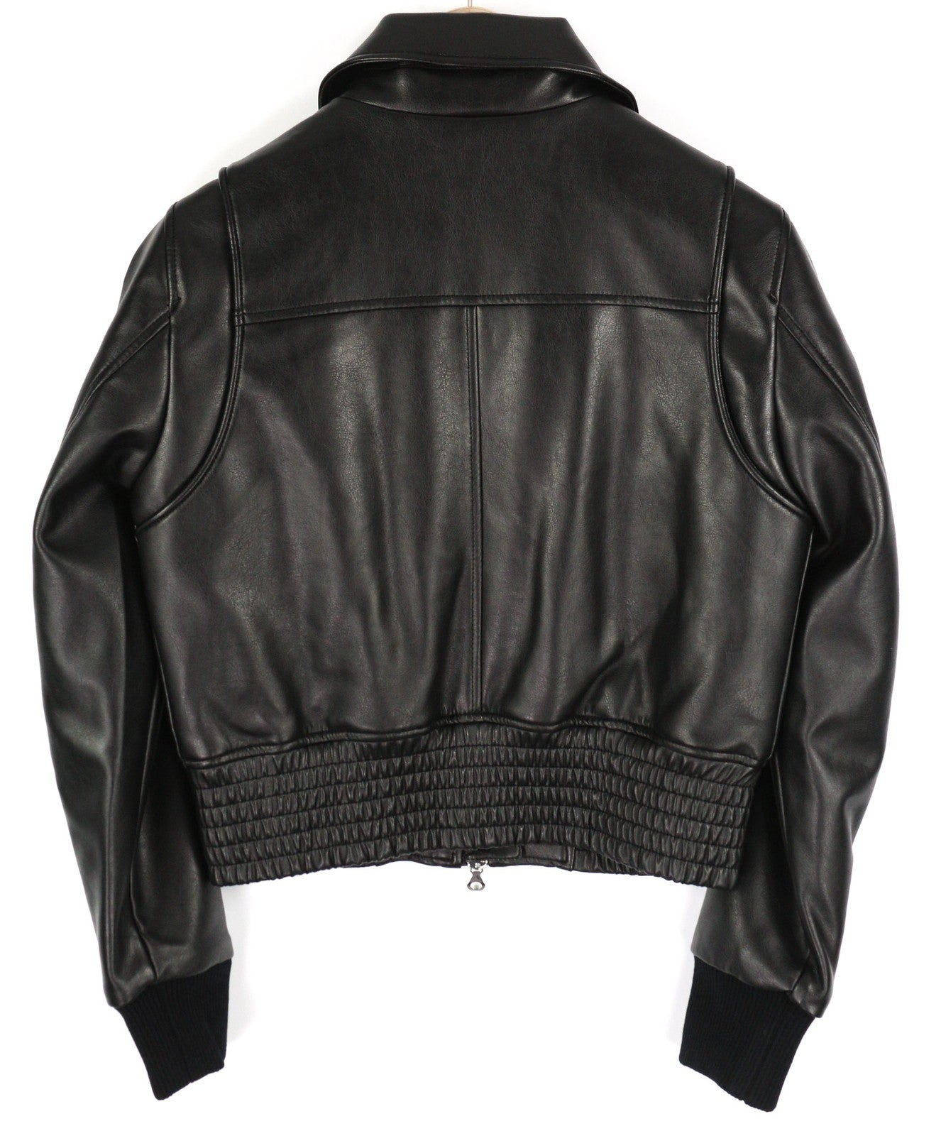 DIESEL G-Feijoa Women Jacket S Black Coated Insulated Lined Polo Neck RRP395