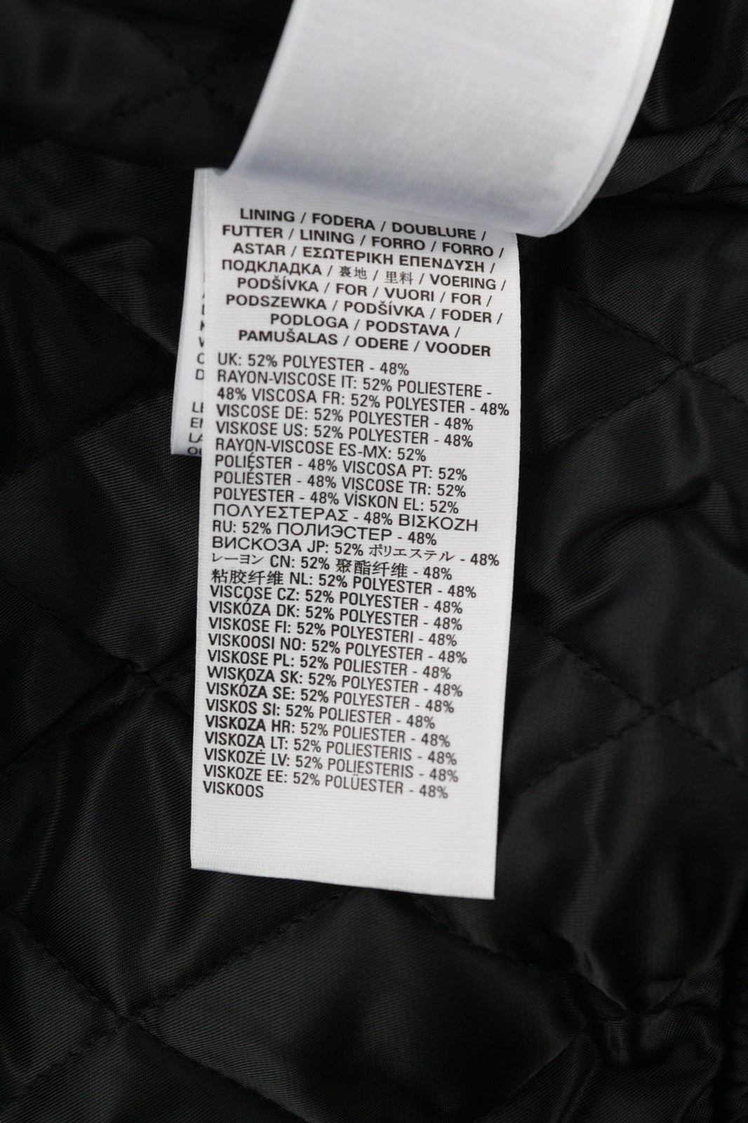 DIESEL G-Feijoa Women Jacket S Black Coated Insulated Lined Polo Neck RRP395