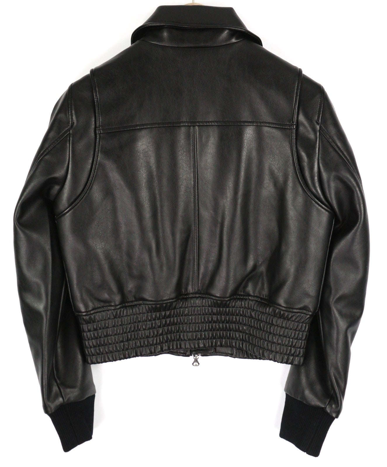 DIESEL G-Feijoa Women Jacket XS Black Coated Insulated Lined Polo Neck Jacket