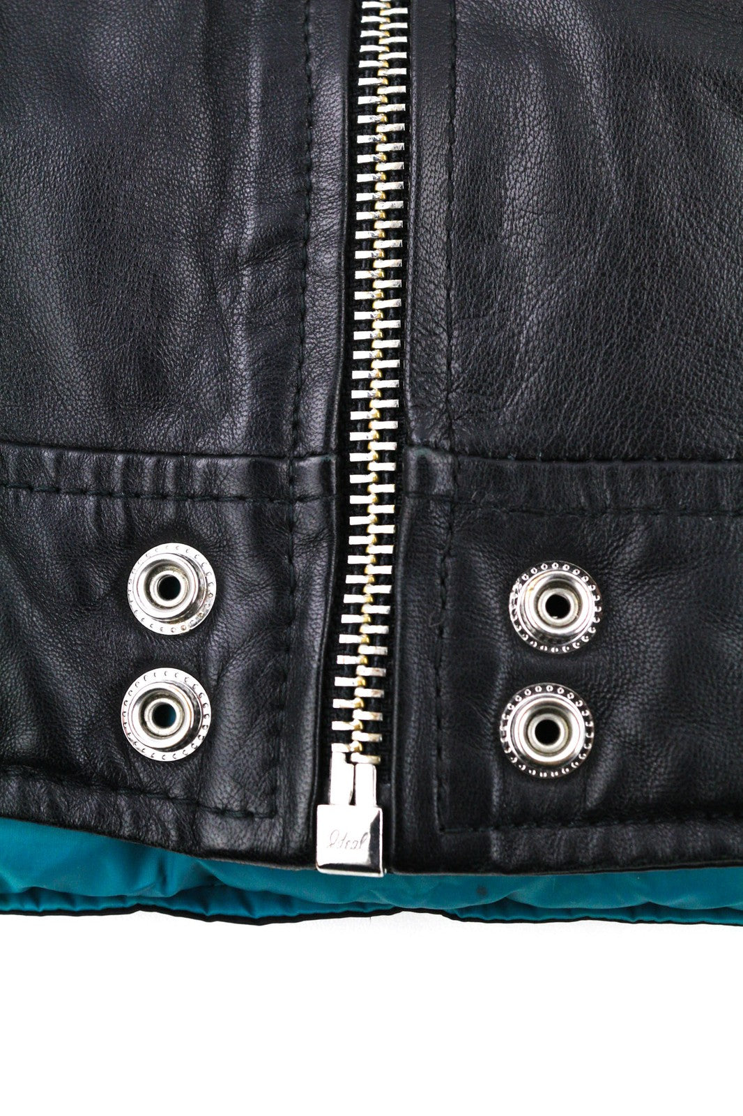 DIESEL L-Winter Men Jacket M Black Lambskin Leather Padded Band Neck Lined