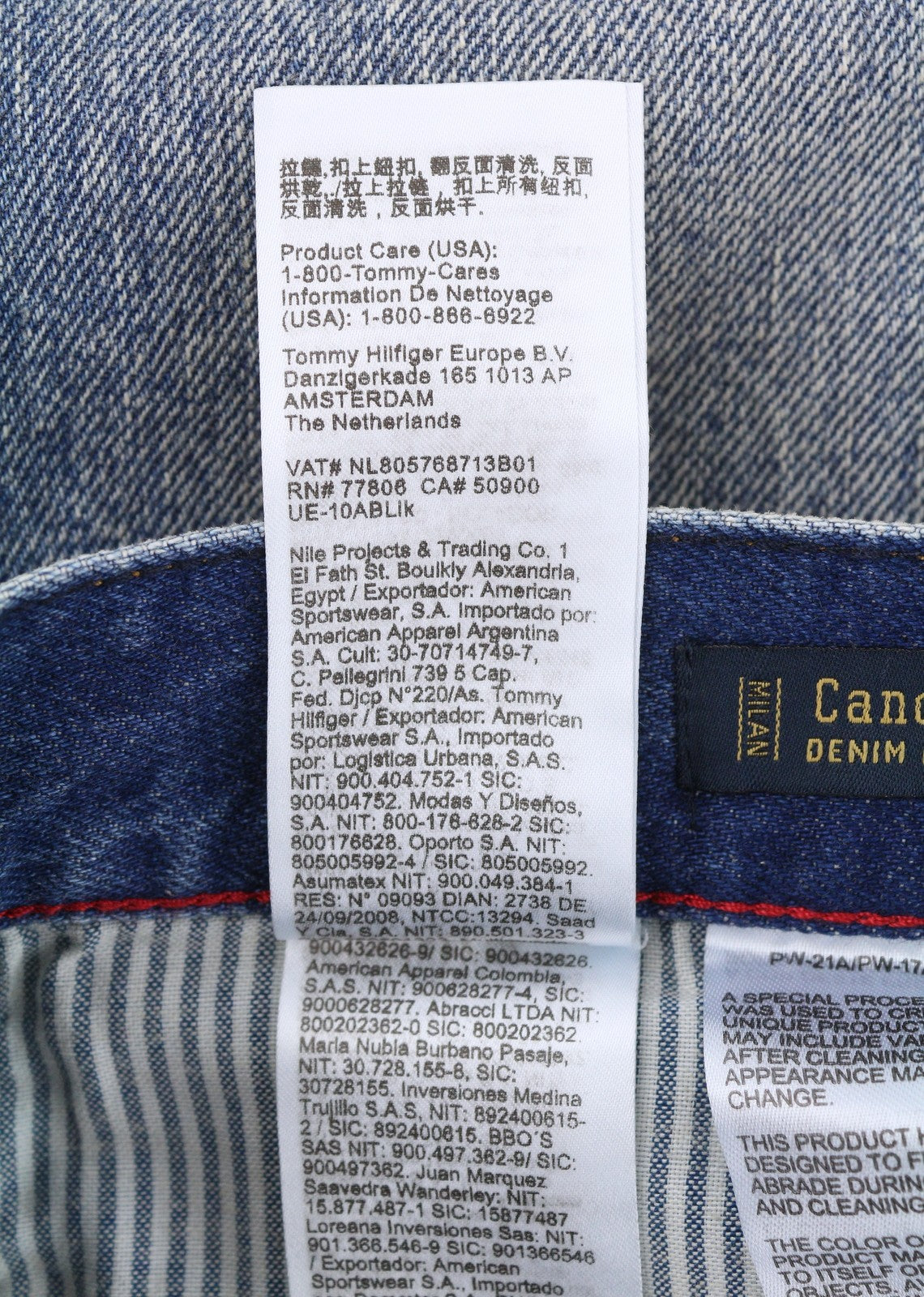 TOMMY HILFIGER Otis Men Jeans W36/L32 Blue Faded Distress Regular Straight Fit