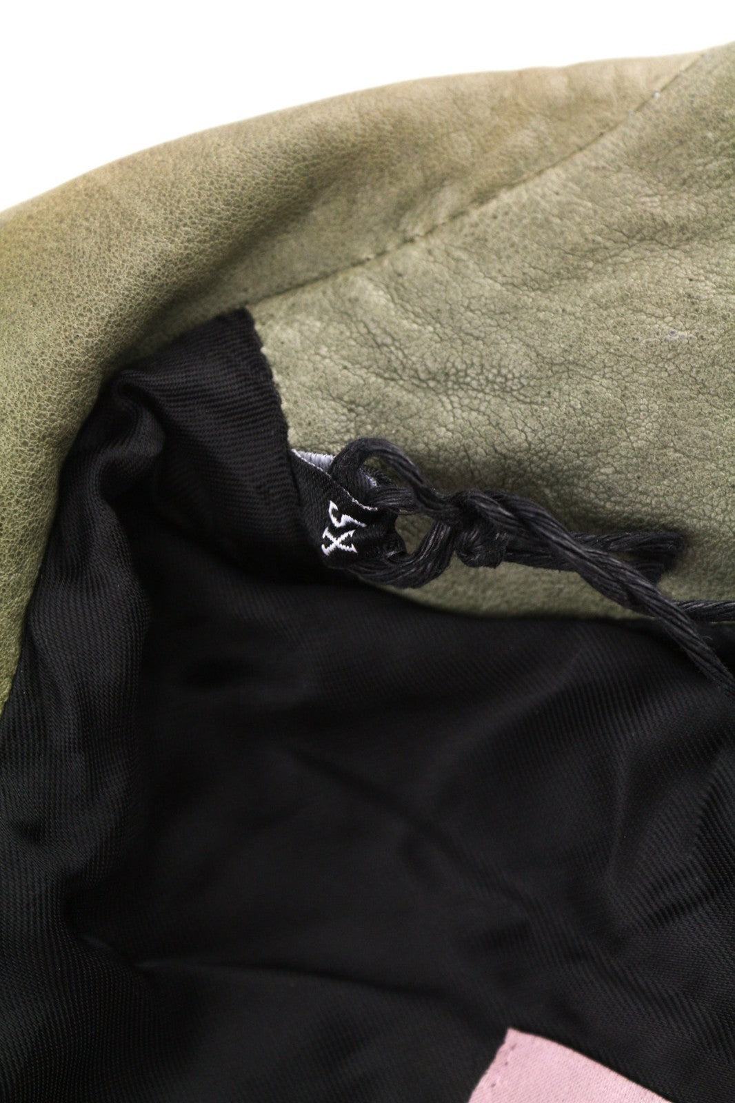 DIESEL R-Sery Women Jacket XS Lambskin Leather Asymmetric Zip Notch Collar