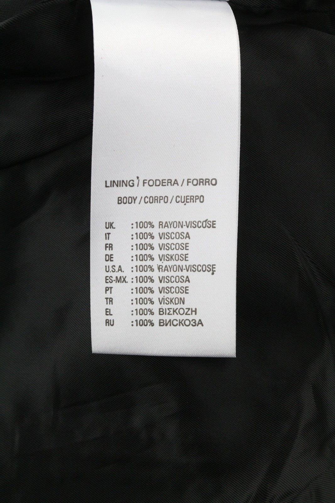 DIESEL R-Sery Women Jacket L Lambskin Leather Asymmetric Zipper Notch Collar