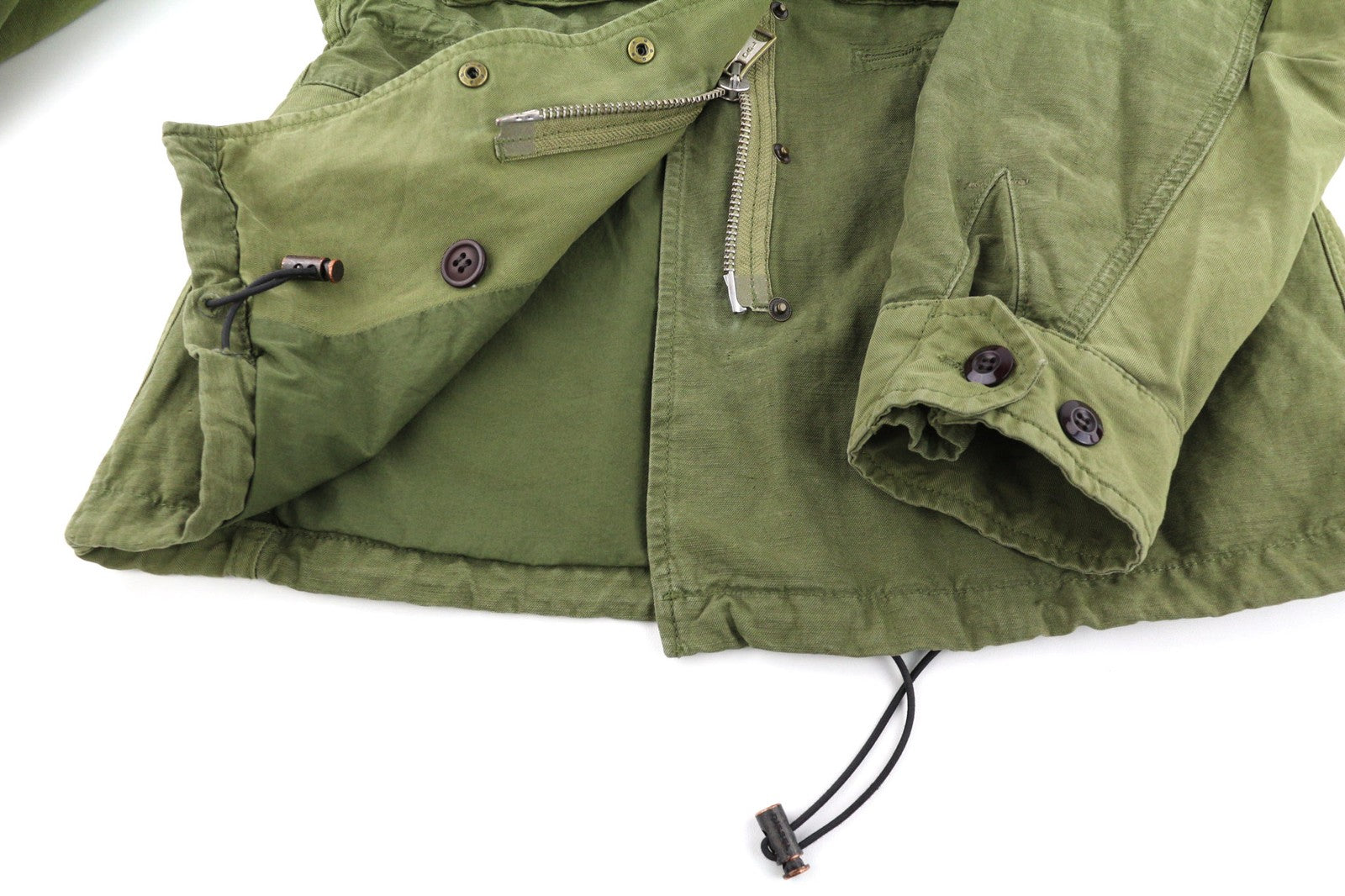 DIESEL G-Claudia Women Jacket S Linen Blend Drawstring Hidden Closure RRRP395