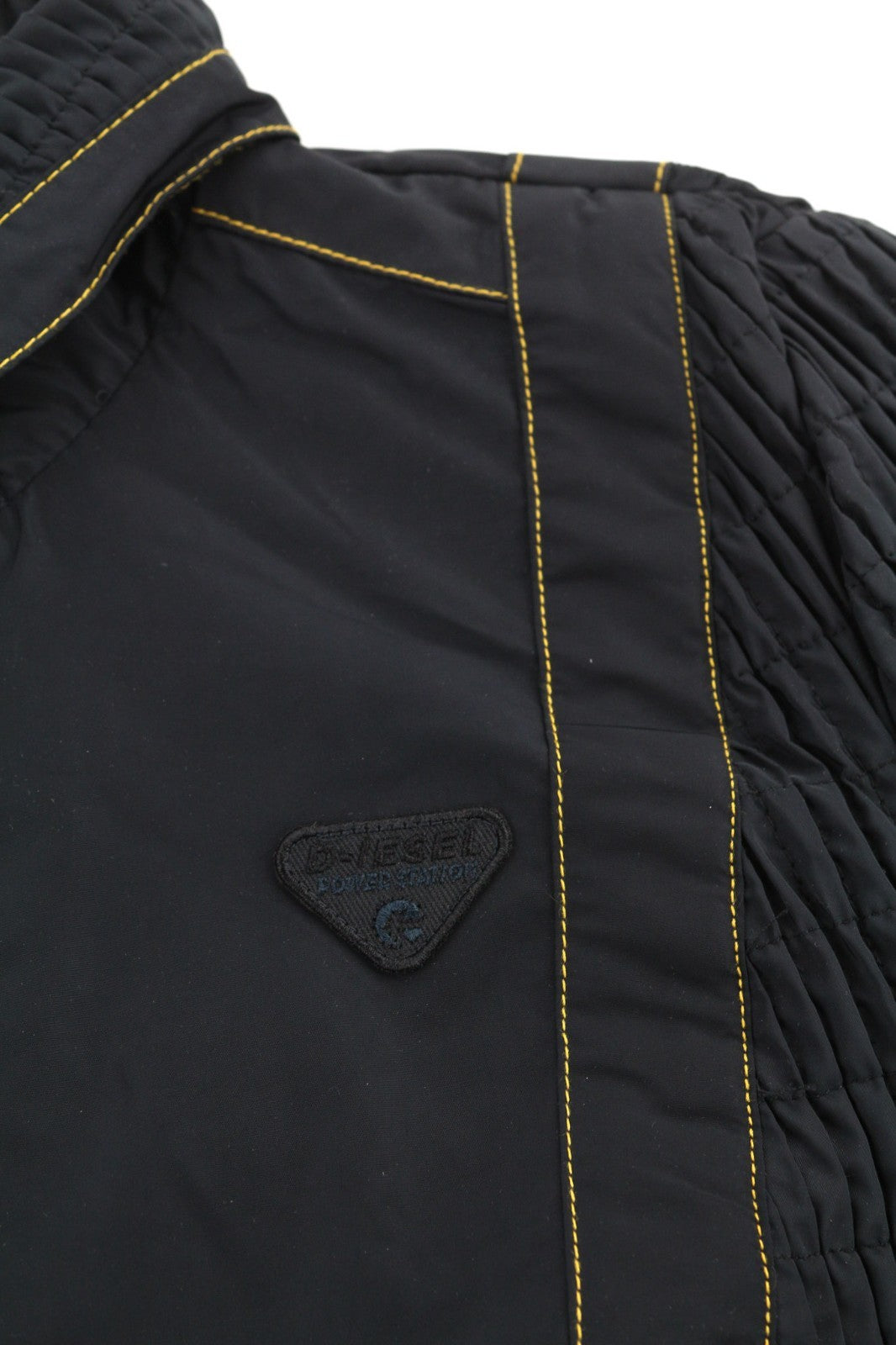 DIESEL G-Ritas Women Jacket S Black Textured Lined Single Breasted Polo RRP250