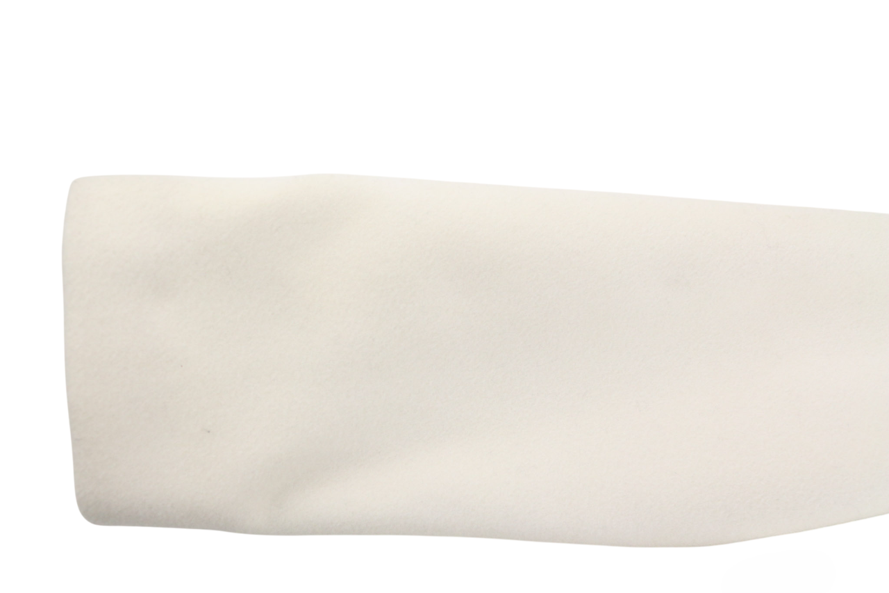 DIESEL W-Lethea Women Coat S Light Wool Blend Zip Mid-Length Coat Patch RRP590