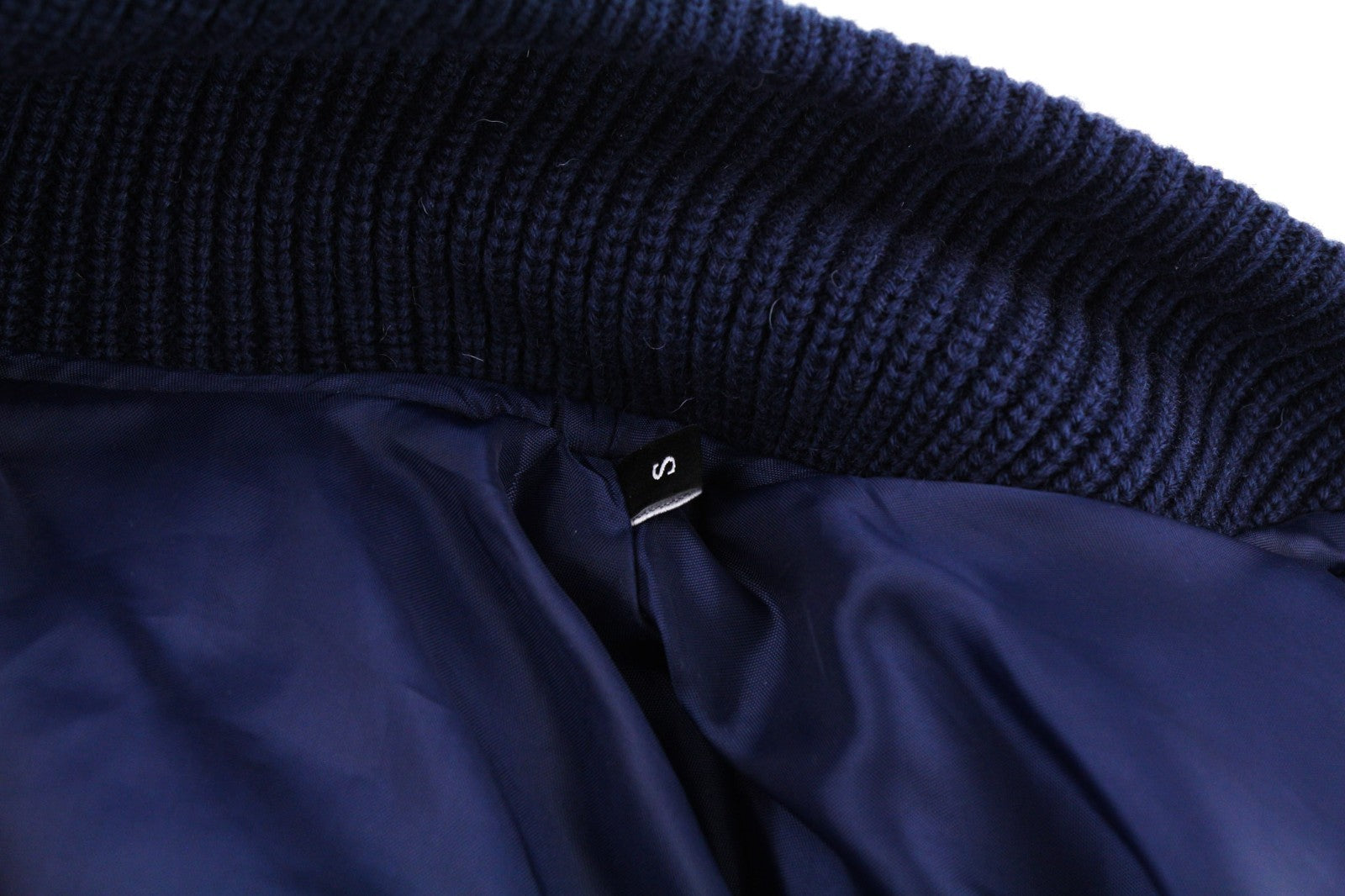 DIESEL W-Spleak-A Men Jacket S Blue Washed Oversized Bomber Lined RRP325